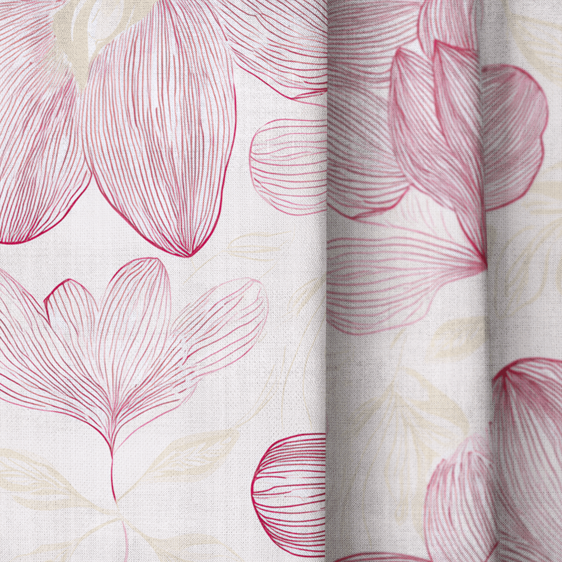 Strawberry Candy - Drapery - Benton Lane Home - Lemon Park