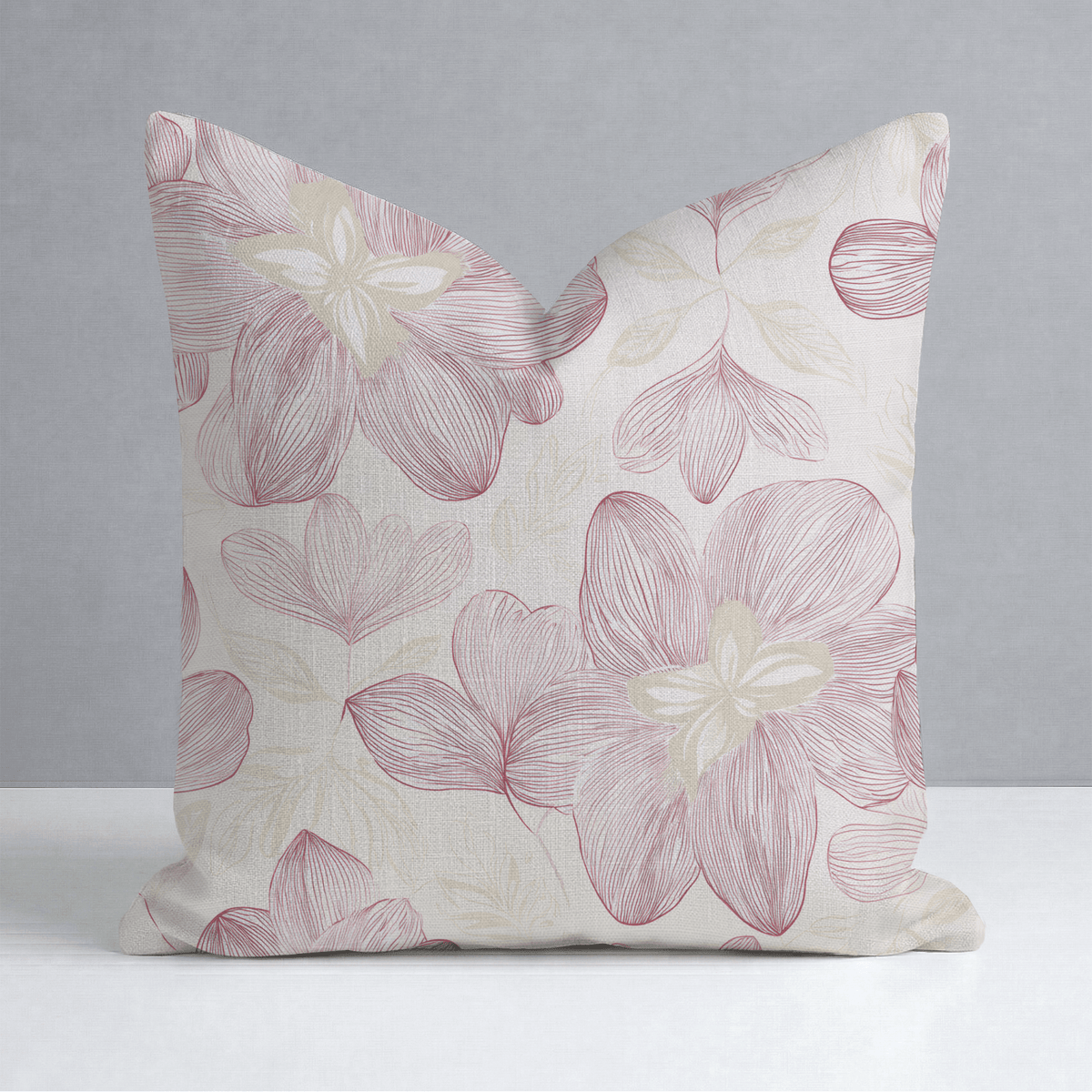 Strawberry Candy Throw Pillow - Lemon Park