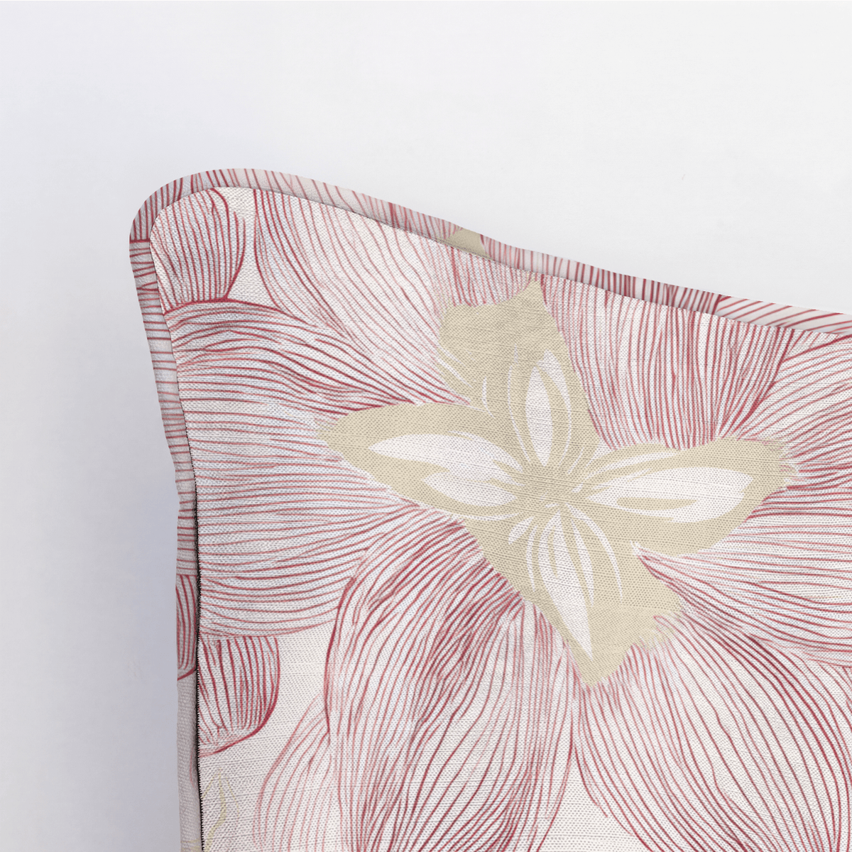 Strawberry Candy Throw Pillow - Lemon Park