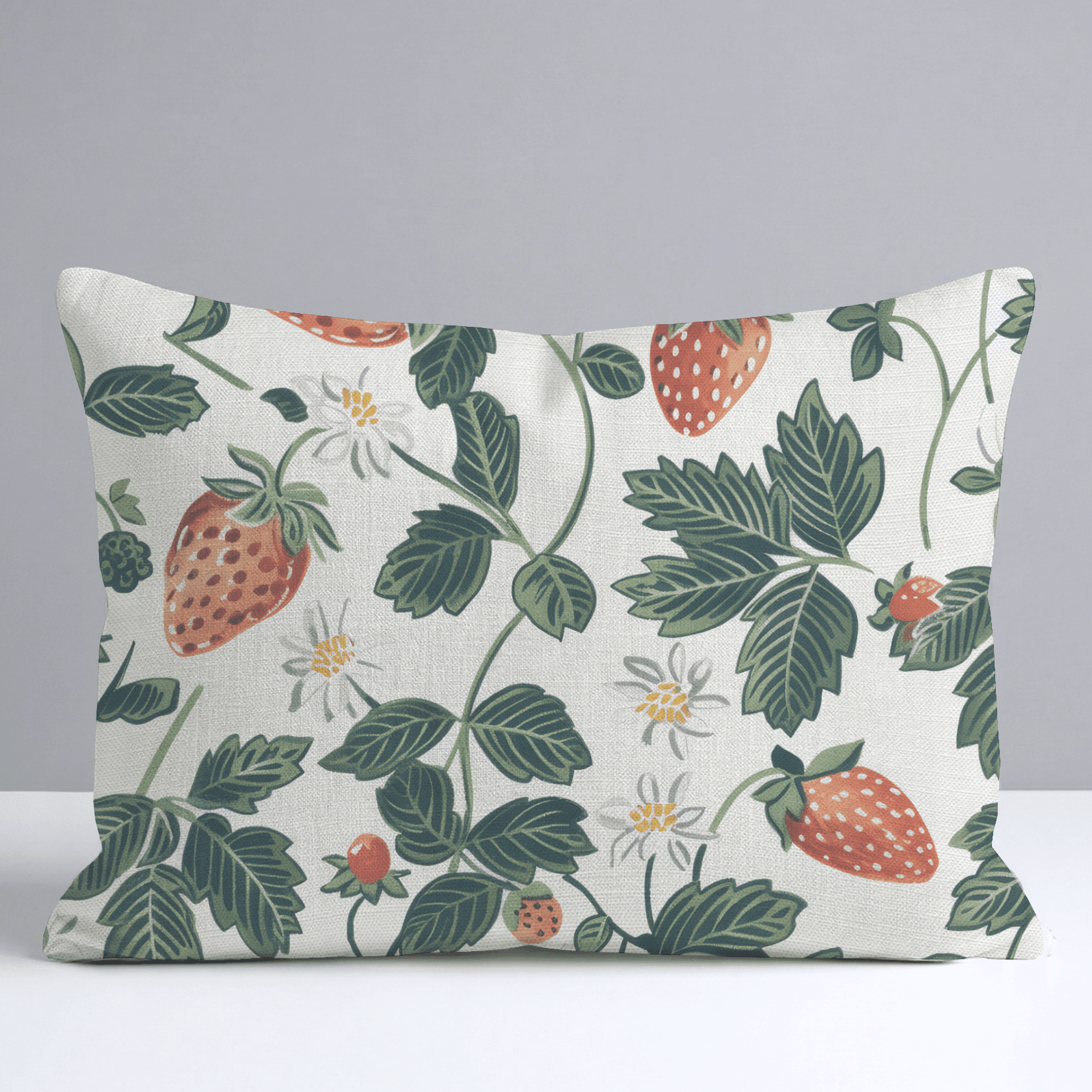 Strawberry Fields Throw Pillow - Benton Lane Home - Lemon Park