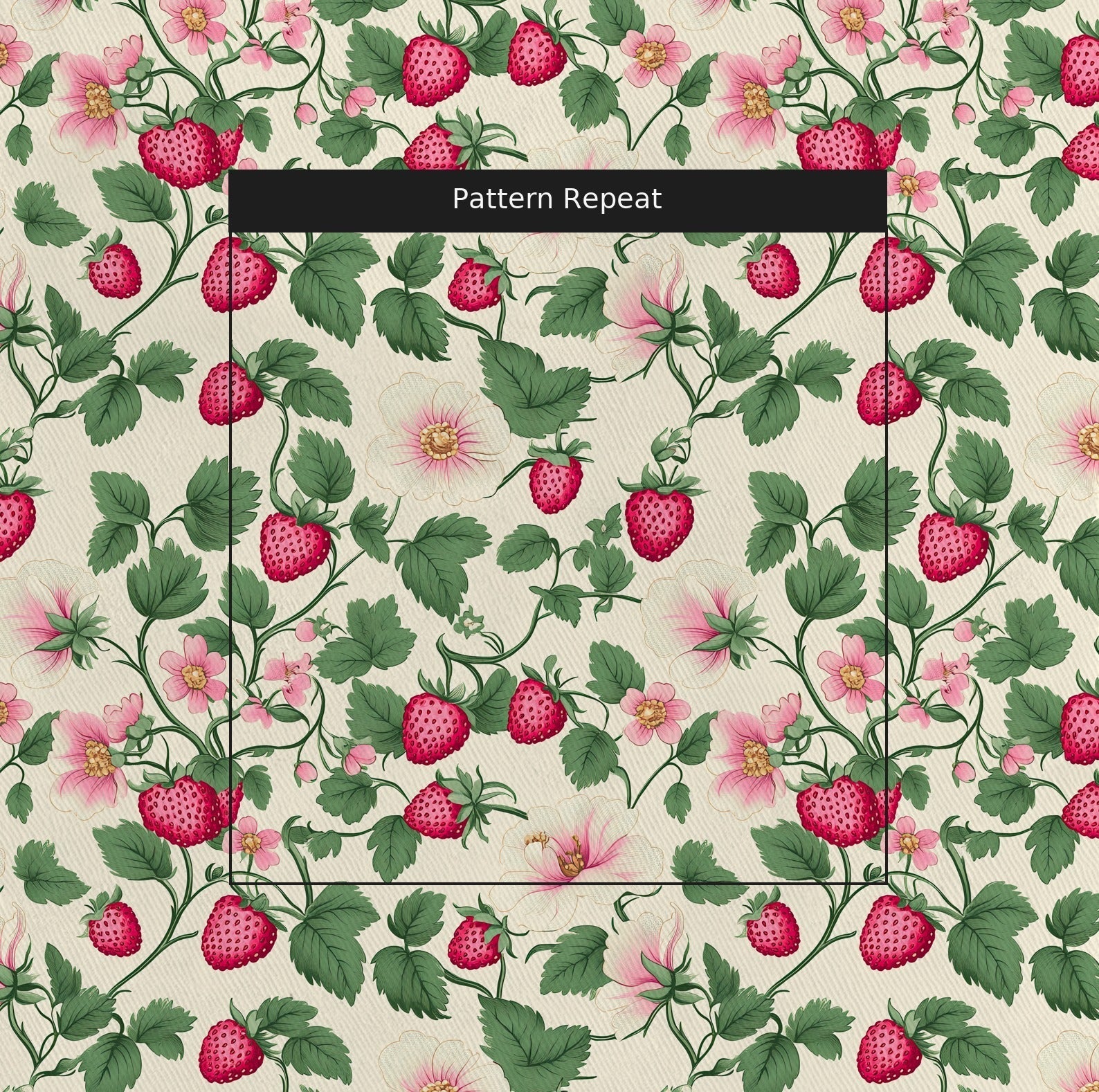 Strawberry Shortcake - Fabric - Benton Lane Home - Lemon Park