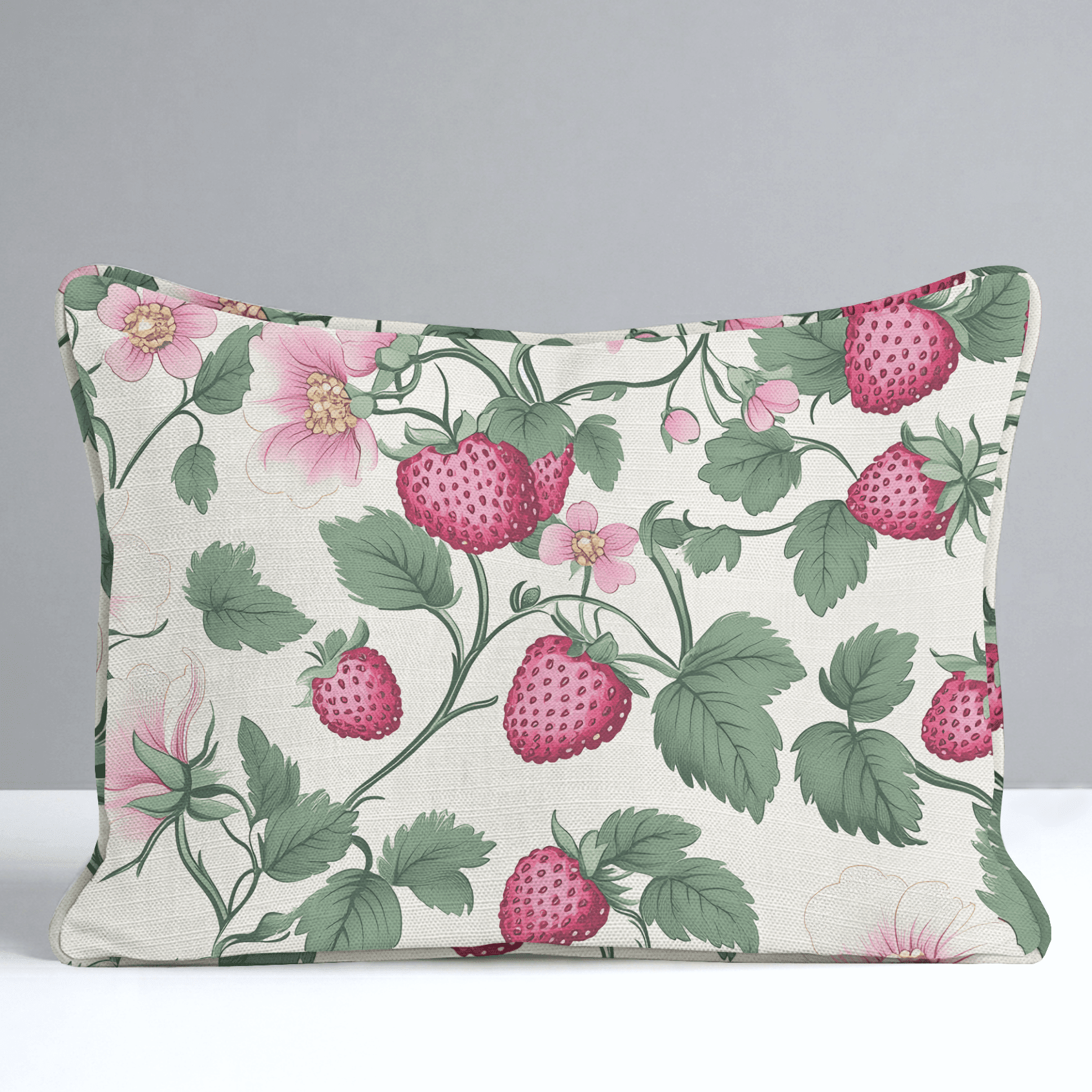 Strawberry Shortcake Throw Pillow - Benton Lane Home - Lemon Park