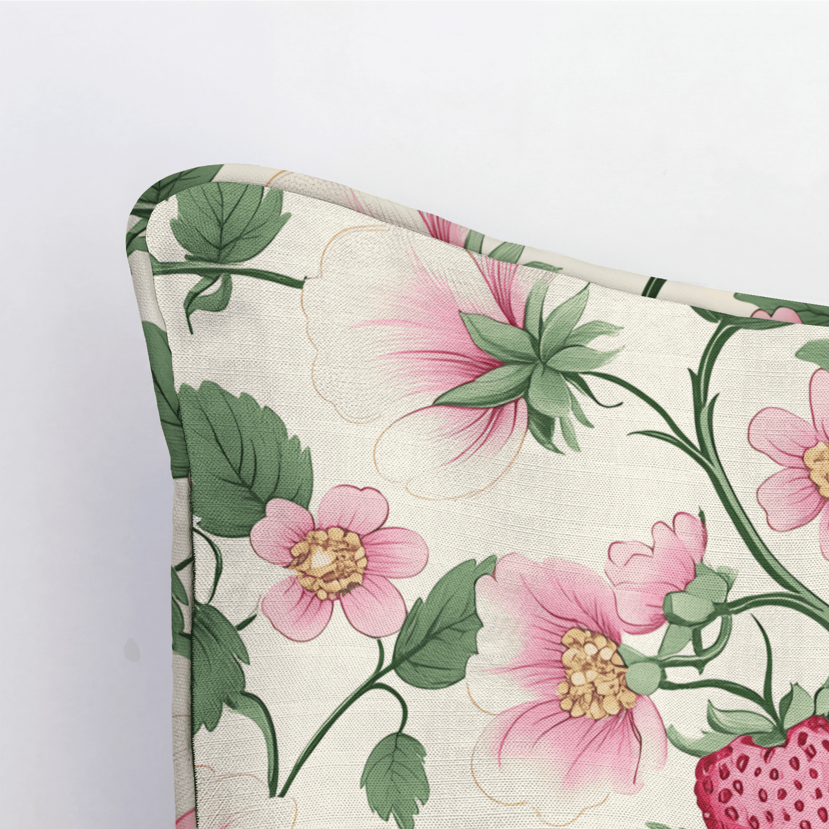 Strawberry Shortcake Throw Pillow - Benton Lane Home - Lemon Park