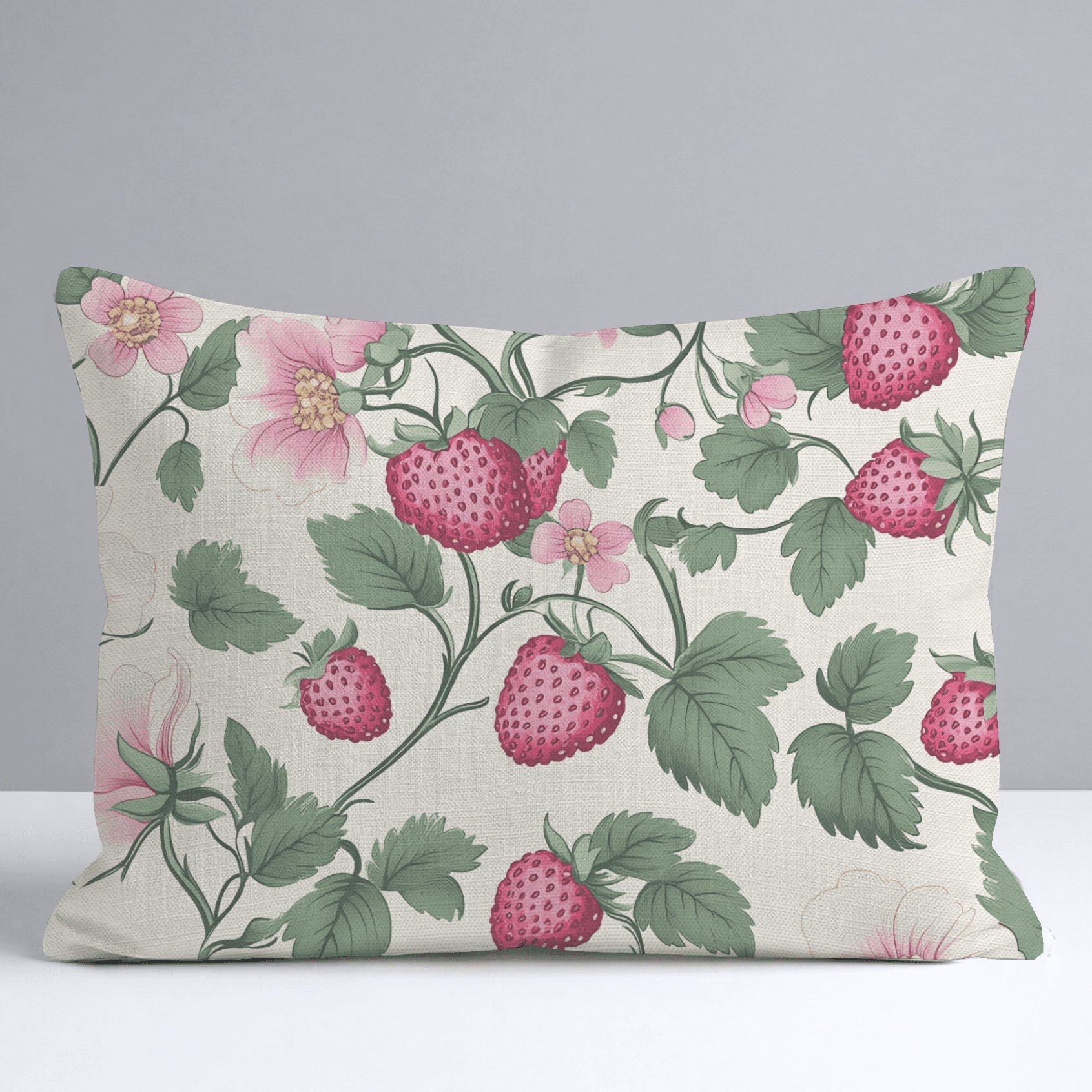 Strawberry Shortcake Throw Pillow - Benton Lane Home - Lemon Park