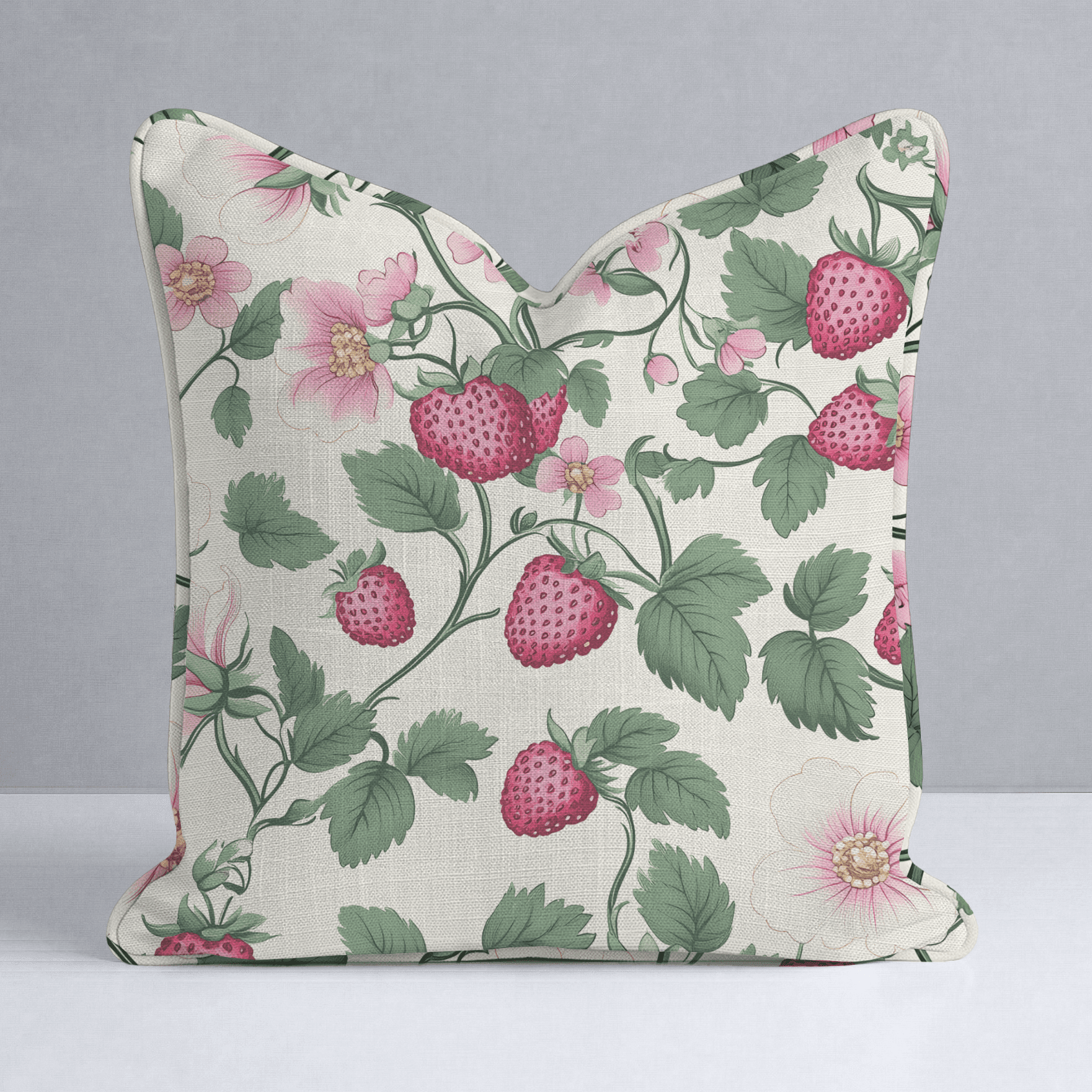 Strawberry Shortcake Throw Pillow - Benton Lane Home - Lemon Park