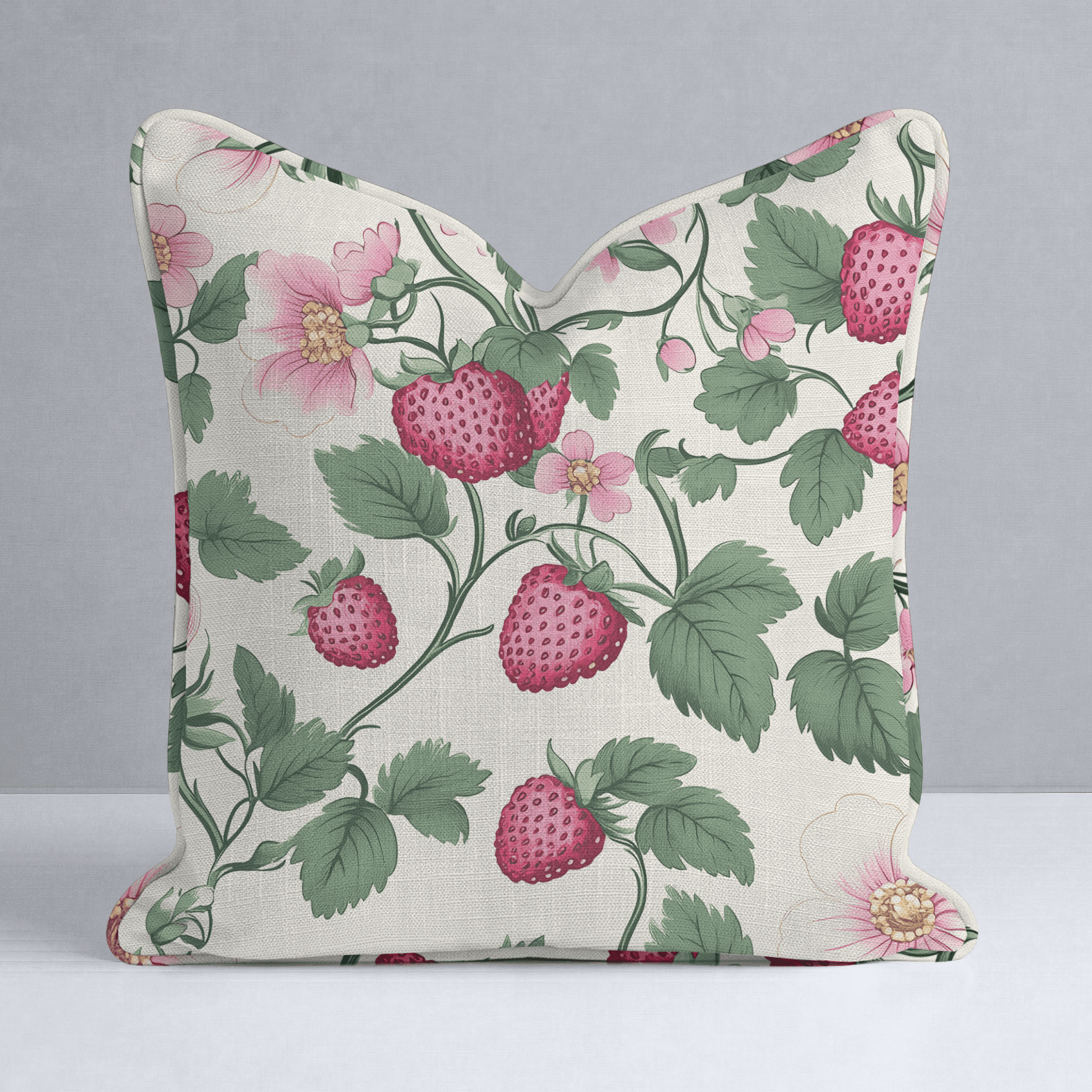 Strawberry Shortcake Throw Pillow - Benton Lane Home - Lemon Park