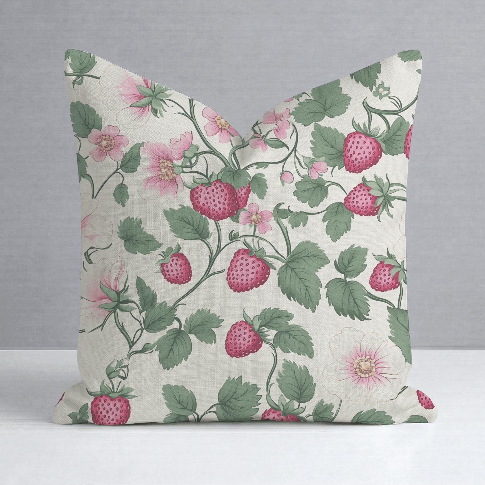 Strawberry Shortcake Throw Pillow - Benton Lane Home - Lemon Park
