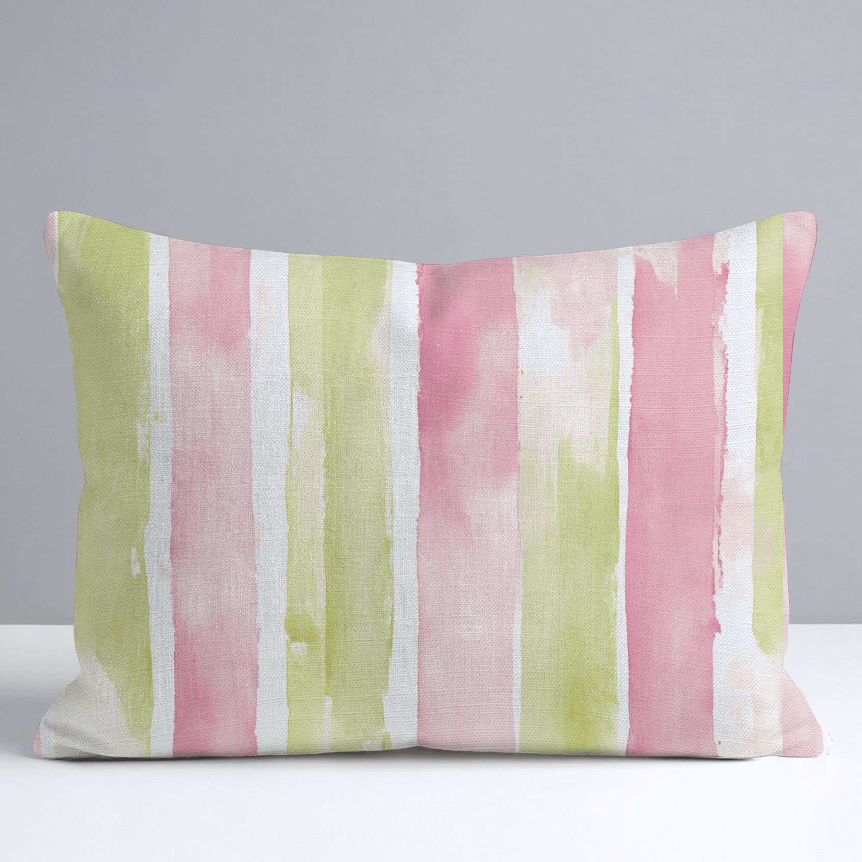 Striped Meadow Throw Pillow - Benton Lane Home - Lemon Park