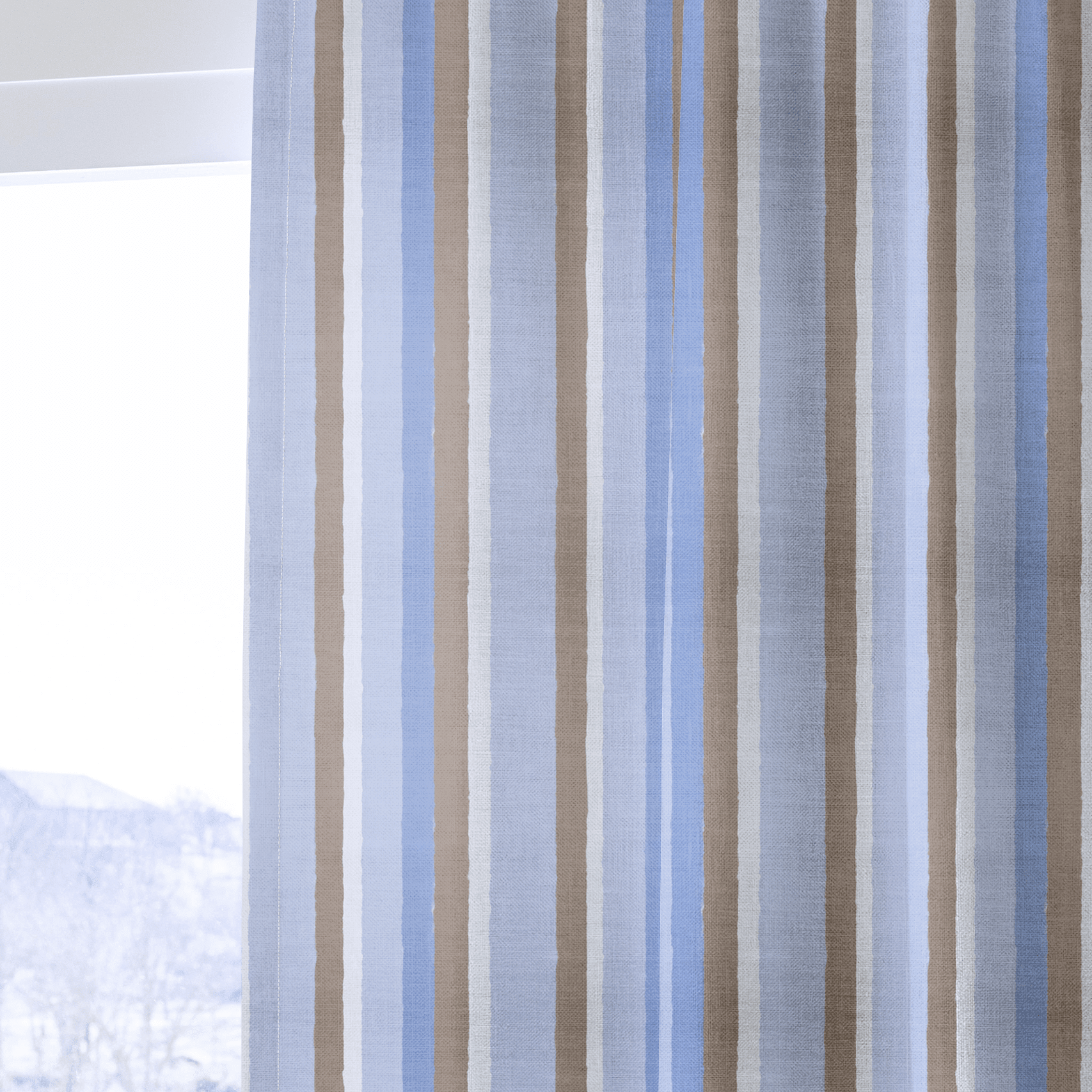 Sugar Stripe - Drapery - Benton Lane Home - Lemon Park
