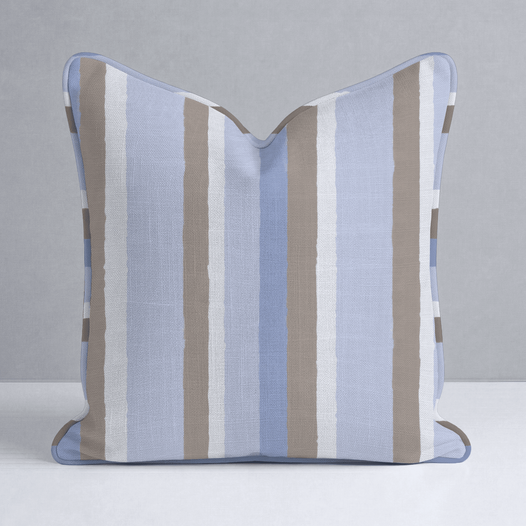 Sugar Stripe Throw Pillow - Benton Lane Home - Lemon Park