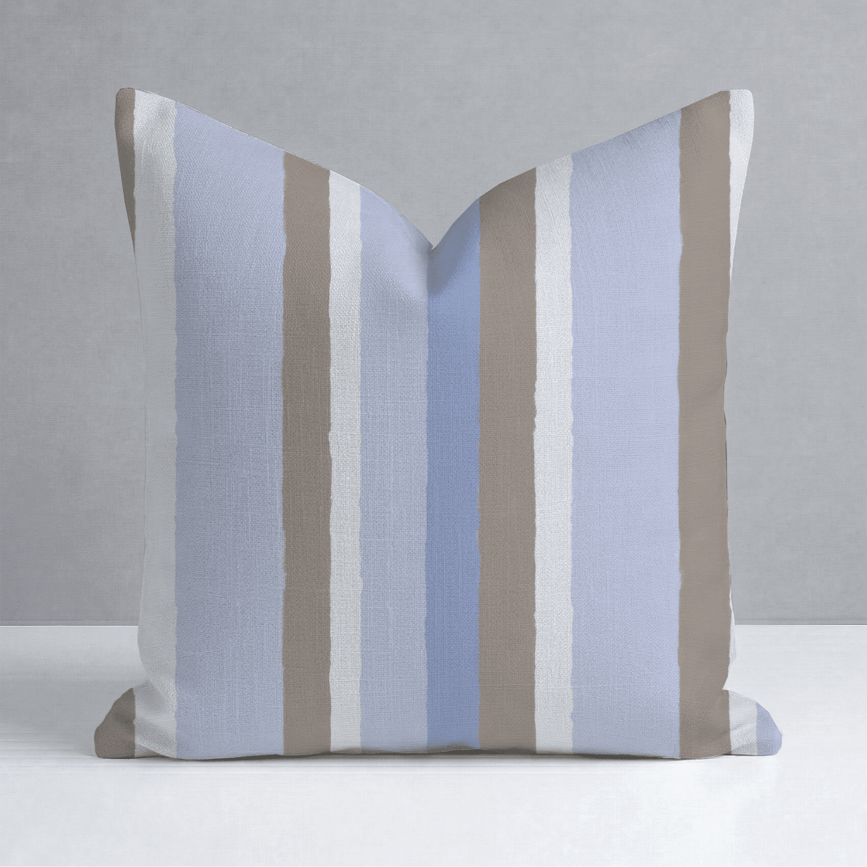 Sugar Stripe Throw Pillow - Benton Lane Home - Lemon Park