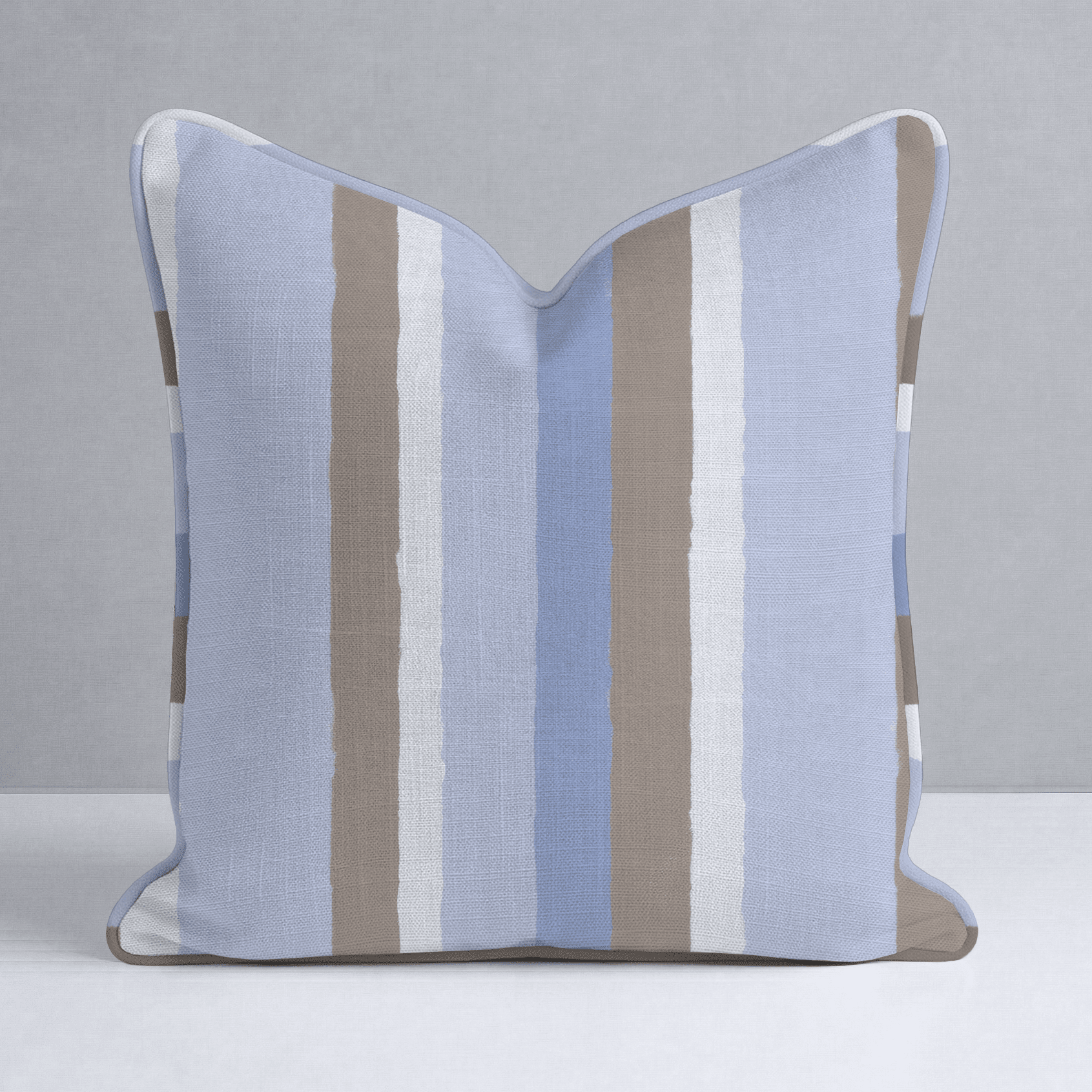 Sugar Stripe Throw Pillow - Benton Lane Home - Lemon Park