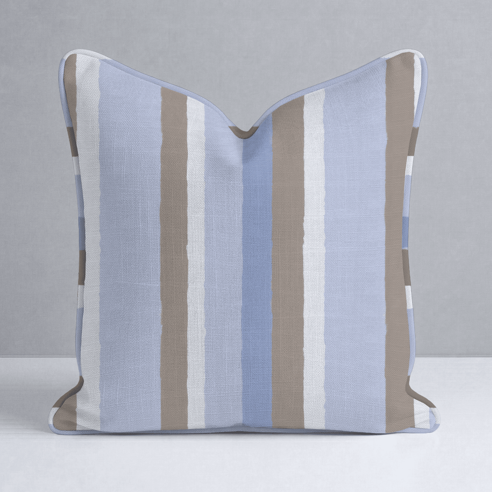 Sugar Stripe Throw Pillow - Benton Lane Home - Lemon Park