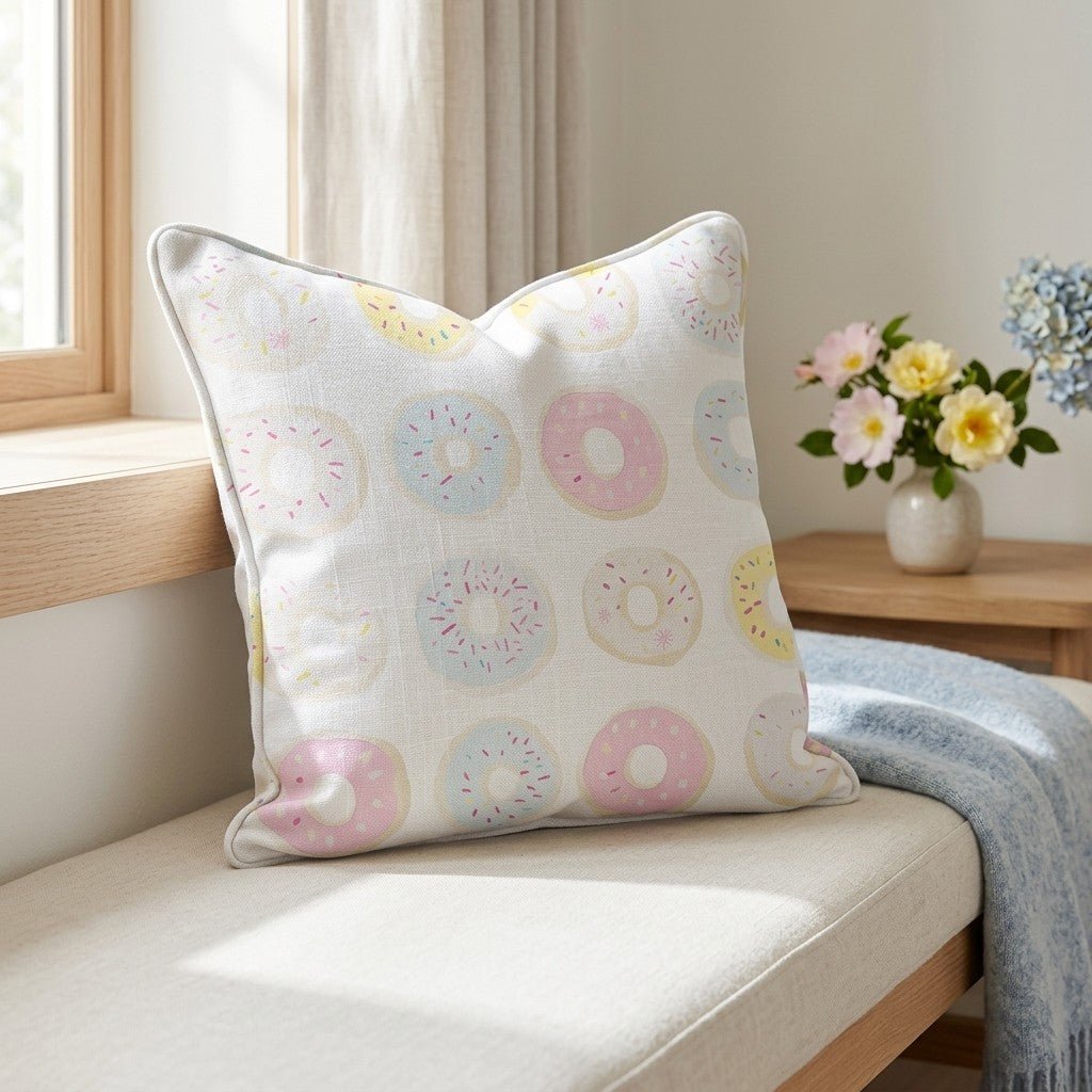 Sugar Swirls Throw Pillow - Lemon Park