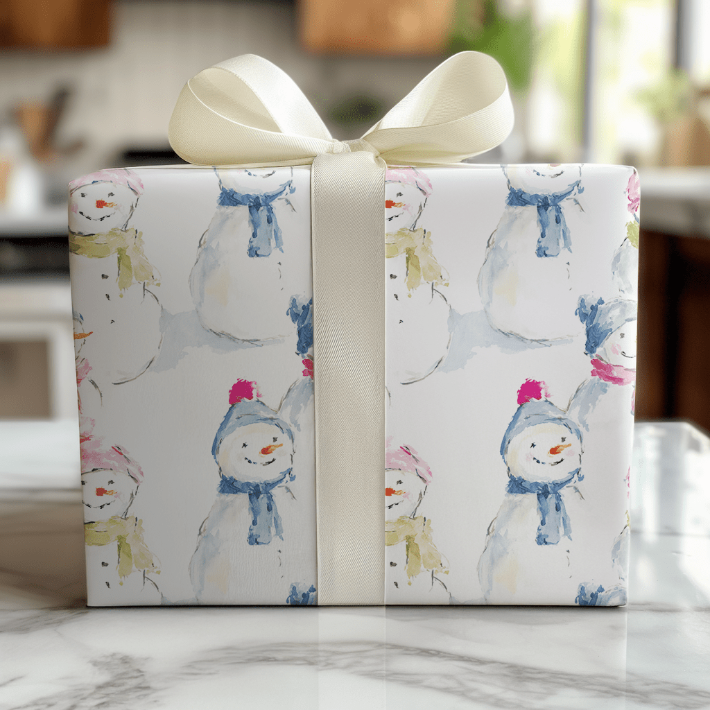 Sullivan Snowmen - Wrapping Paper - Benton Lane Home - Lemon Park