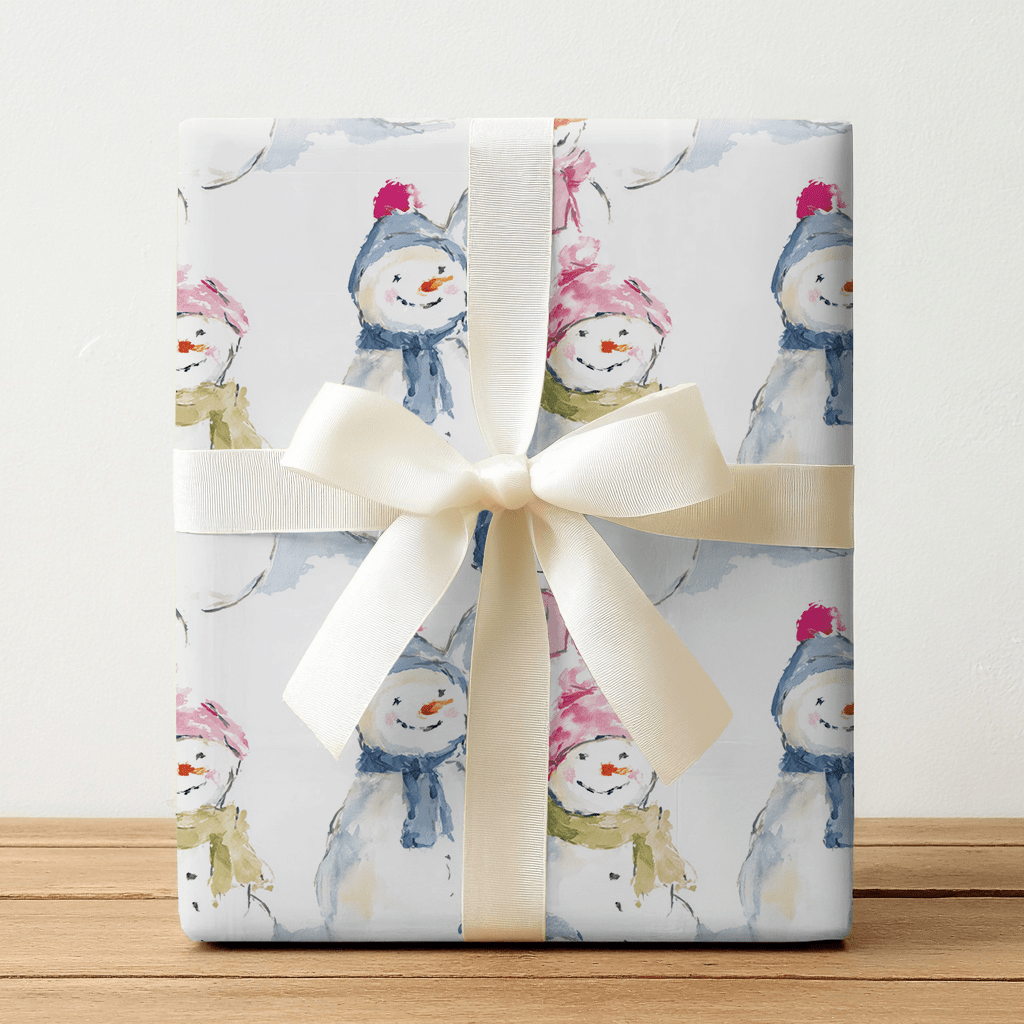 Sullivan Snowmen - Wrapping Paper - Benton Lane Home - Lemon Park