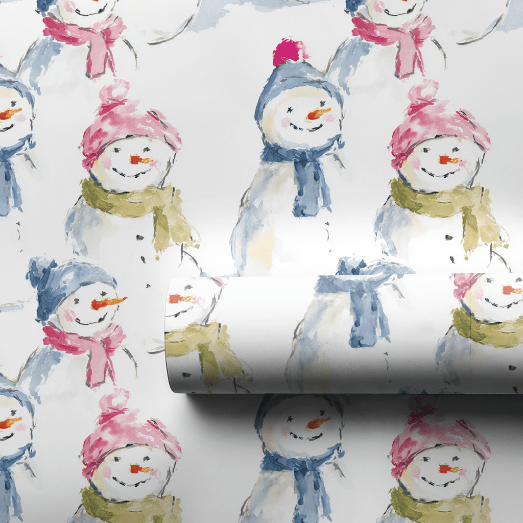 Sullivan Snowmen - Wrapping Paper - Benton Lane Home - Lemon Park