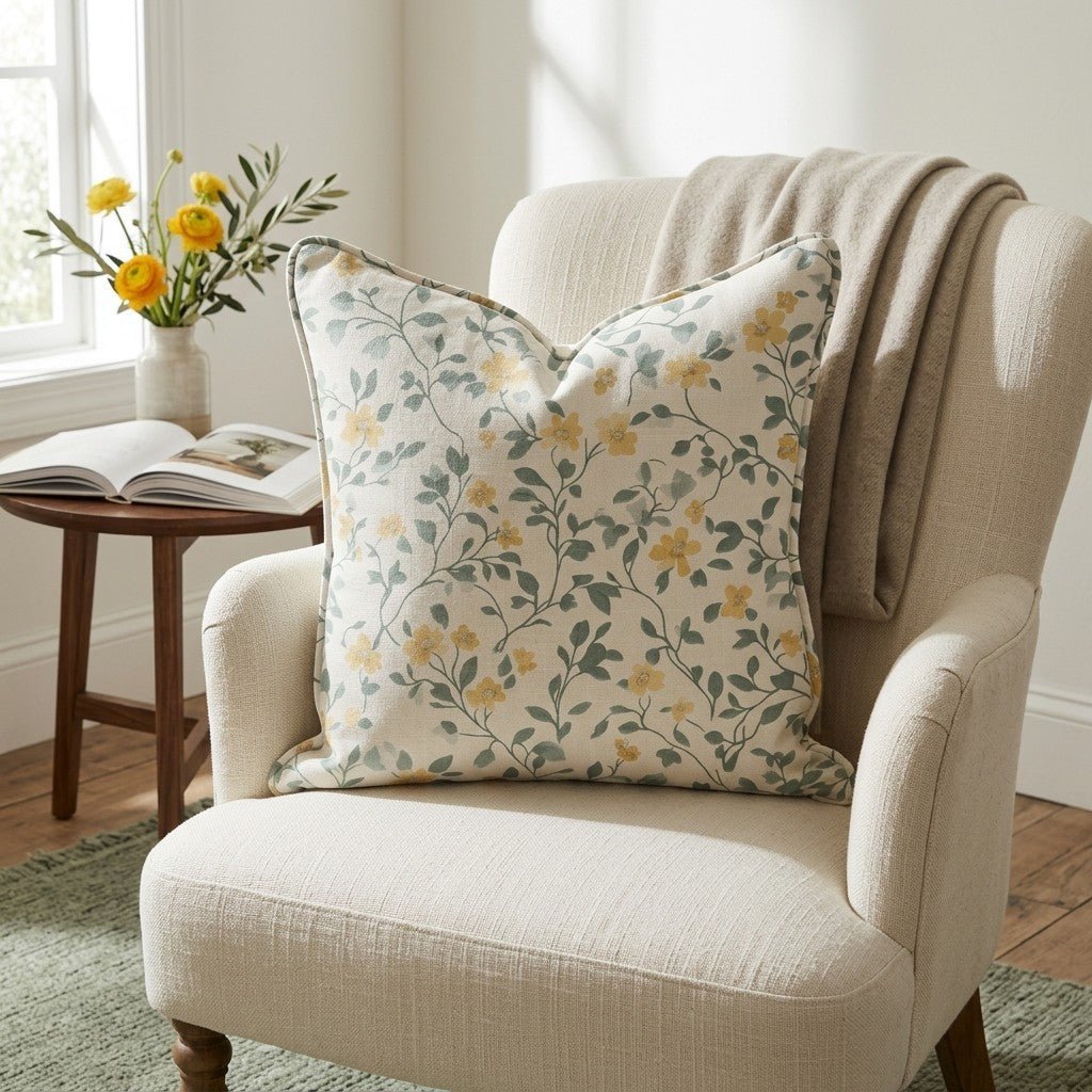 Summer House Throw Pillow - Benton Lane Home - Lemon Park