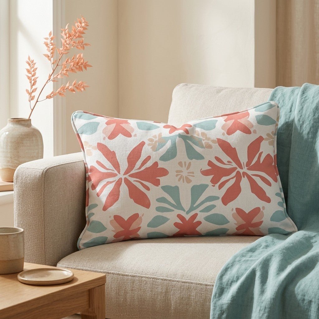 Summer Orange Throw Pillow - Benton Lane Home - Lemon Park