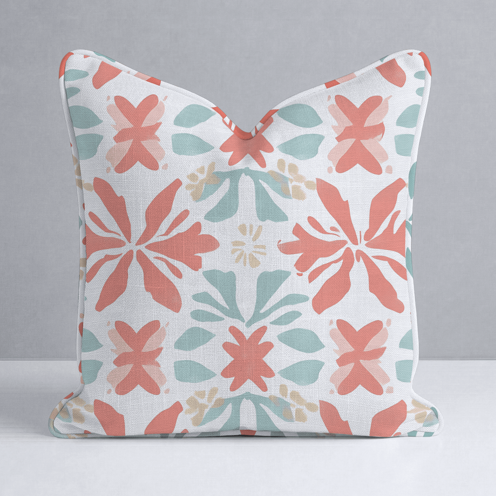 Summer Orange Throw Pillow - Benton Lane Home - Lemon Park