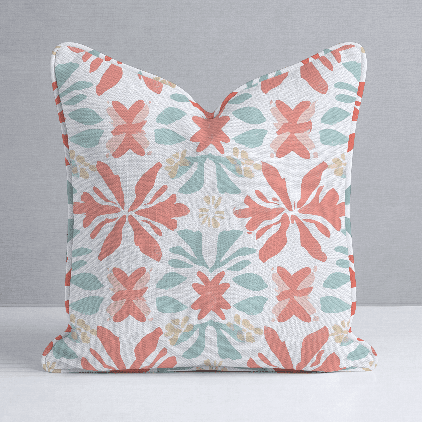 Summer Orange Throw Pillow - Benton Lane Home - Lemon Park