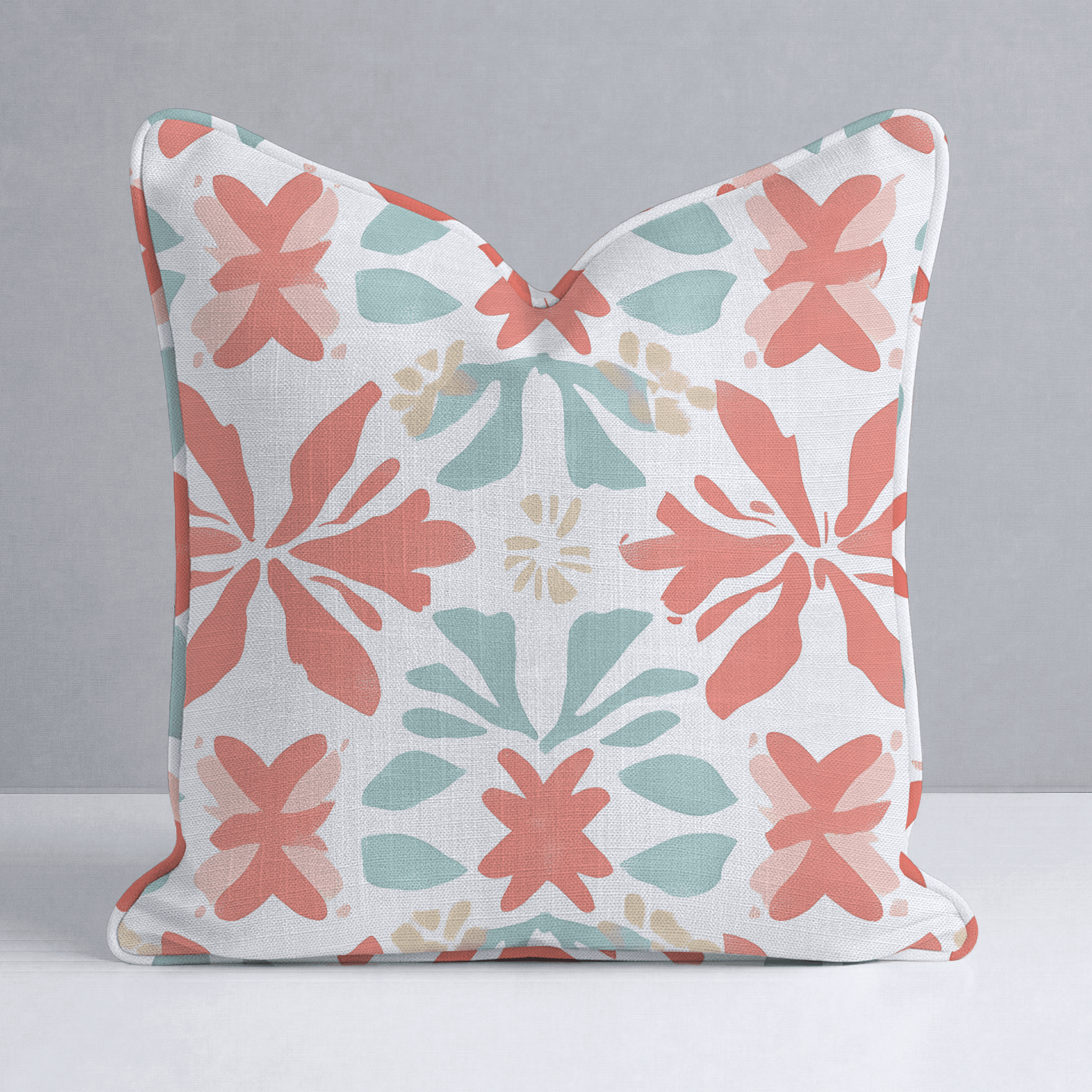 Summer Orange Throw Pillow - Benton Lane Home - Lemon Park