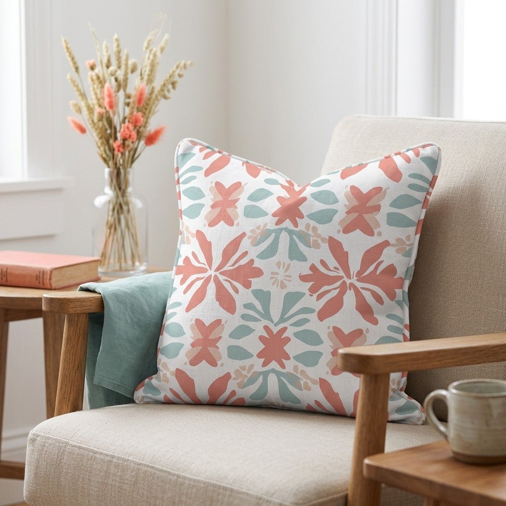 Summer Orange Throw Pillow - Benton Lane Home - Lemon Park
