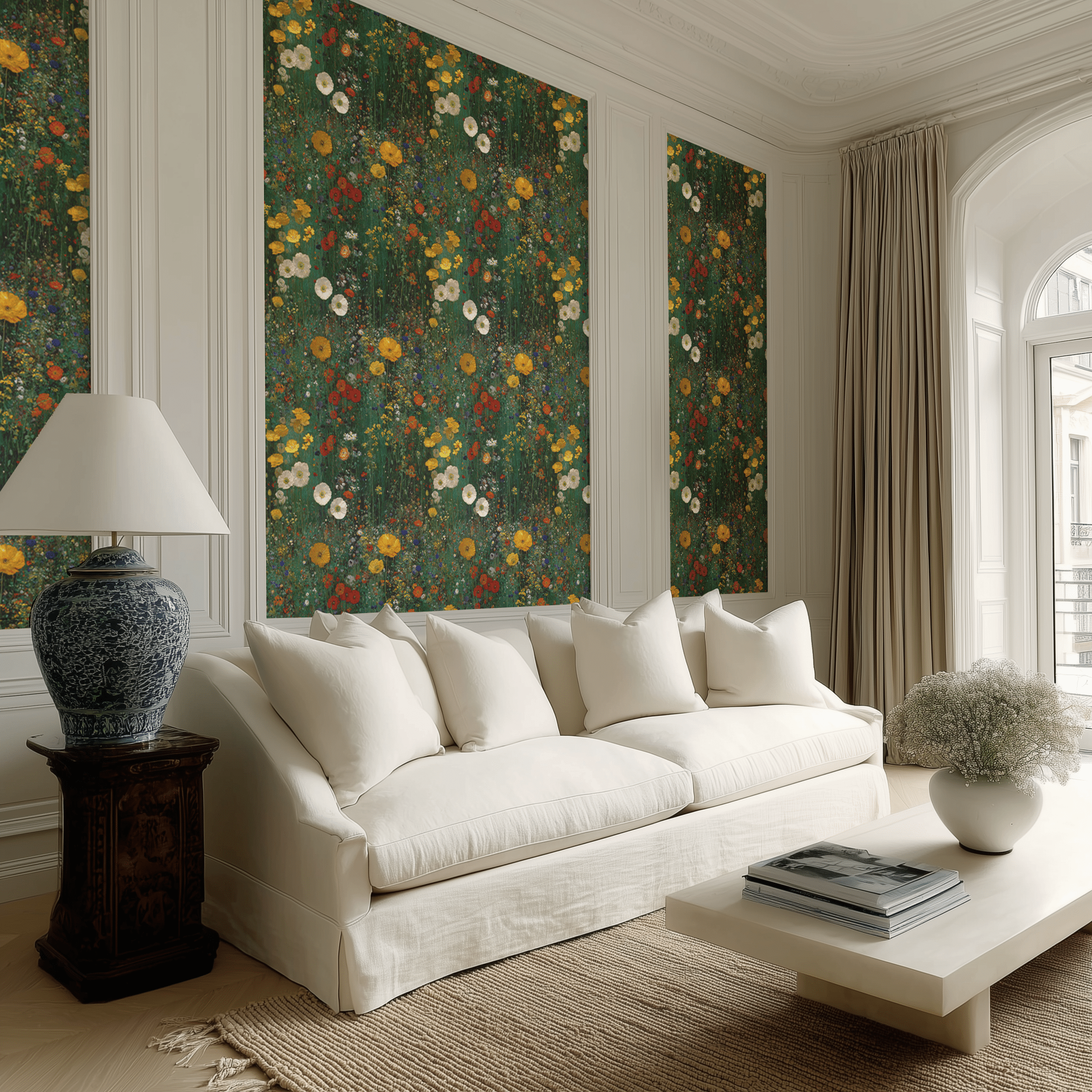 Sun Garden Wallpaper - Painted Paper
