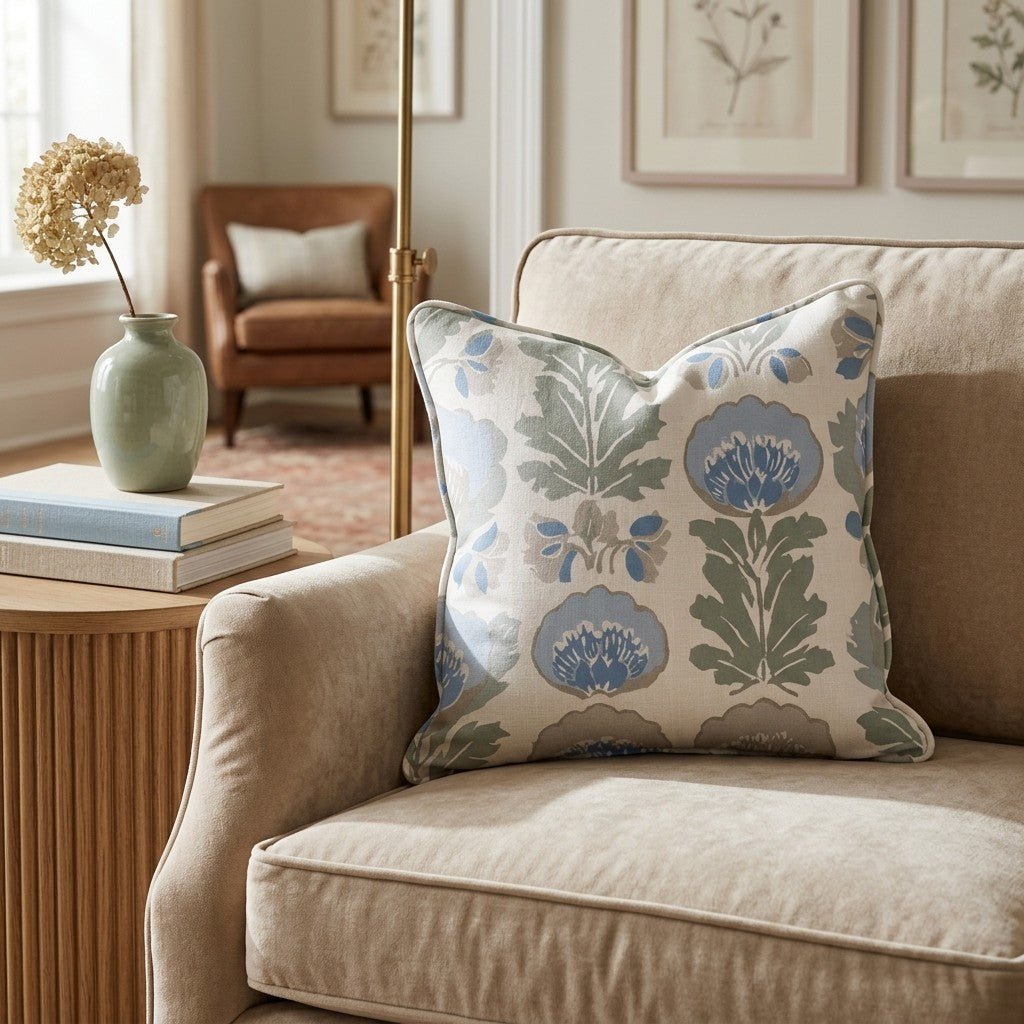 Sunday Garden Throw Pillow - Benton Lane Home - Hillcroft Home