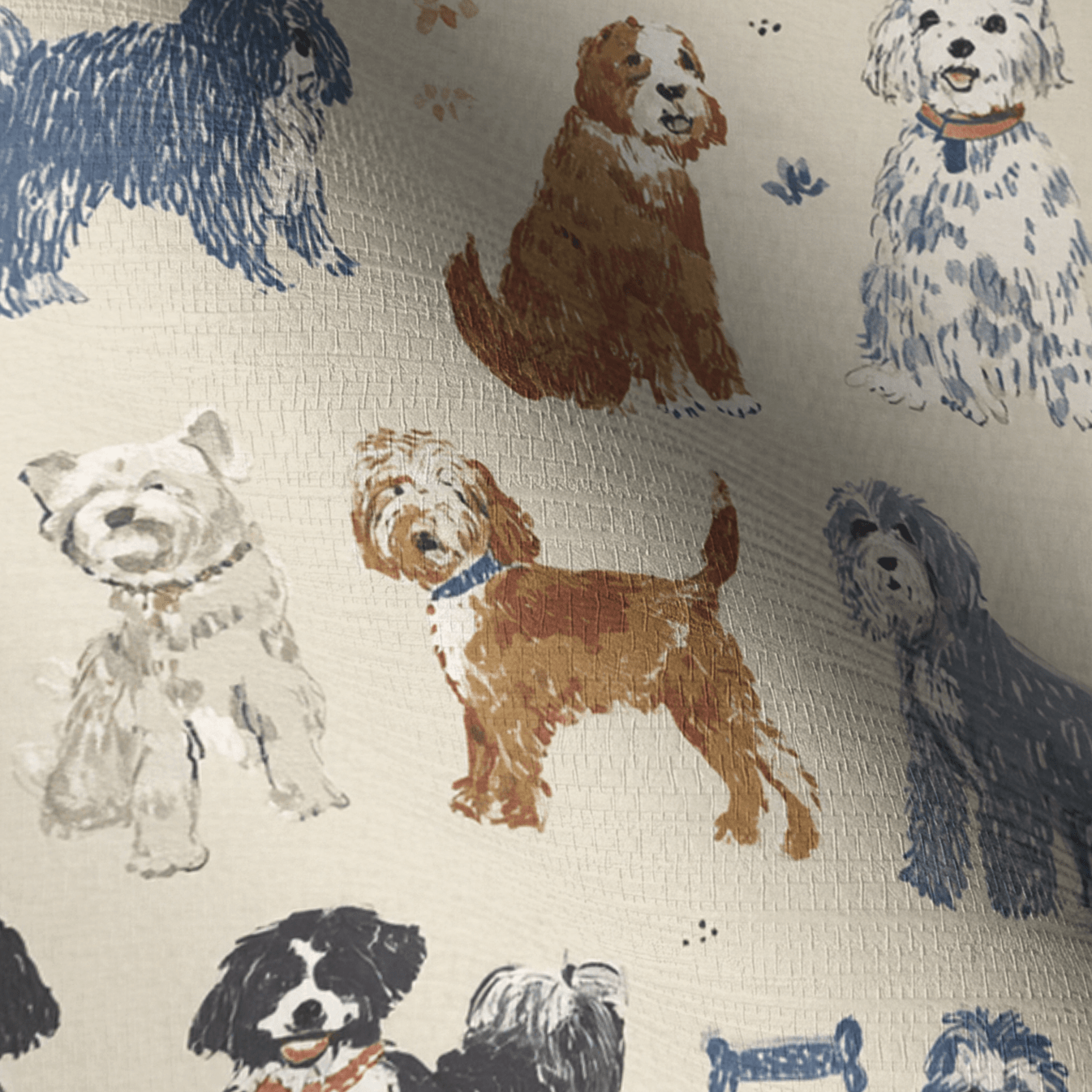 Sundays at the Park Faux Grasscloth Wallpaper - Painted Paper