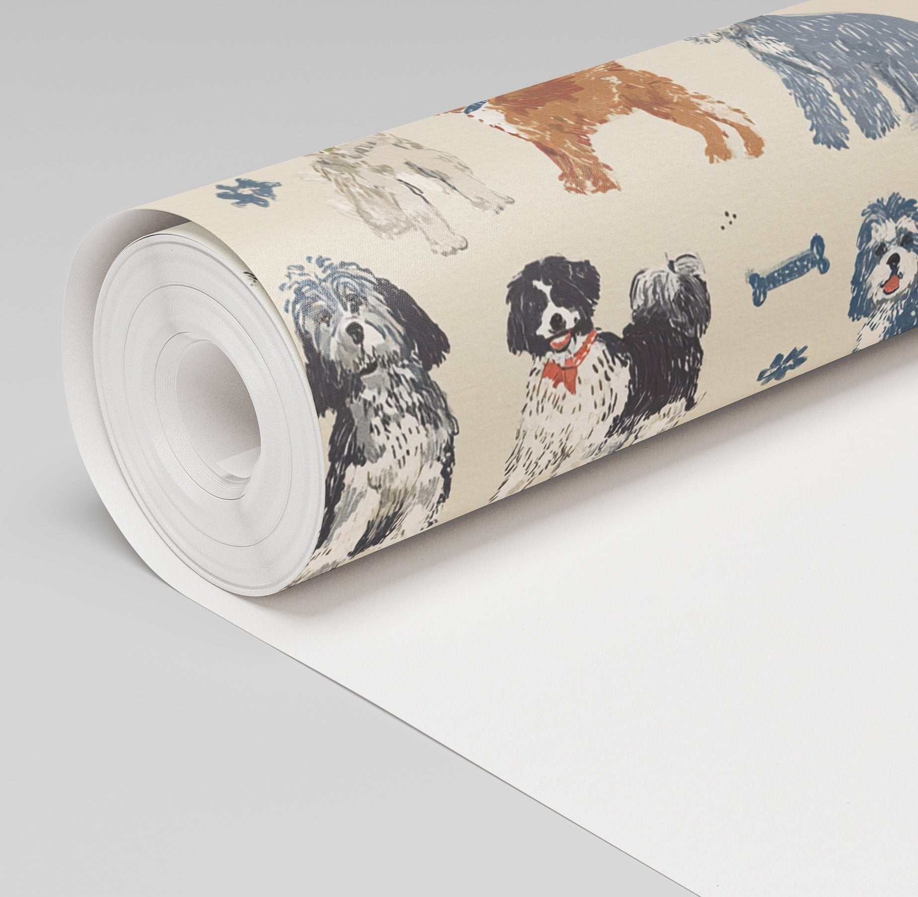 Sundays at the Park Wallpaper - Benton Lane Home - Painted Paper