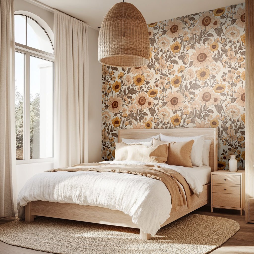 Sunlit Meadow Wallpaper - Benton Lane Home - Painted Paper
