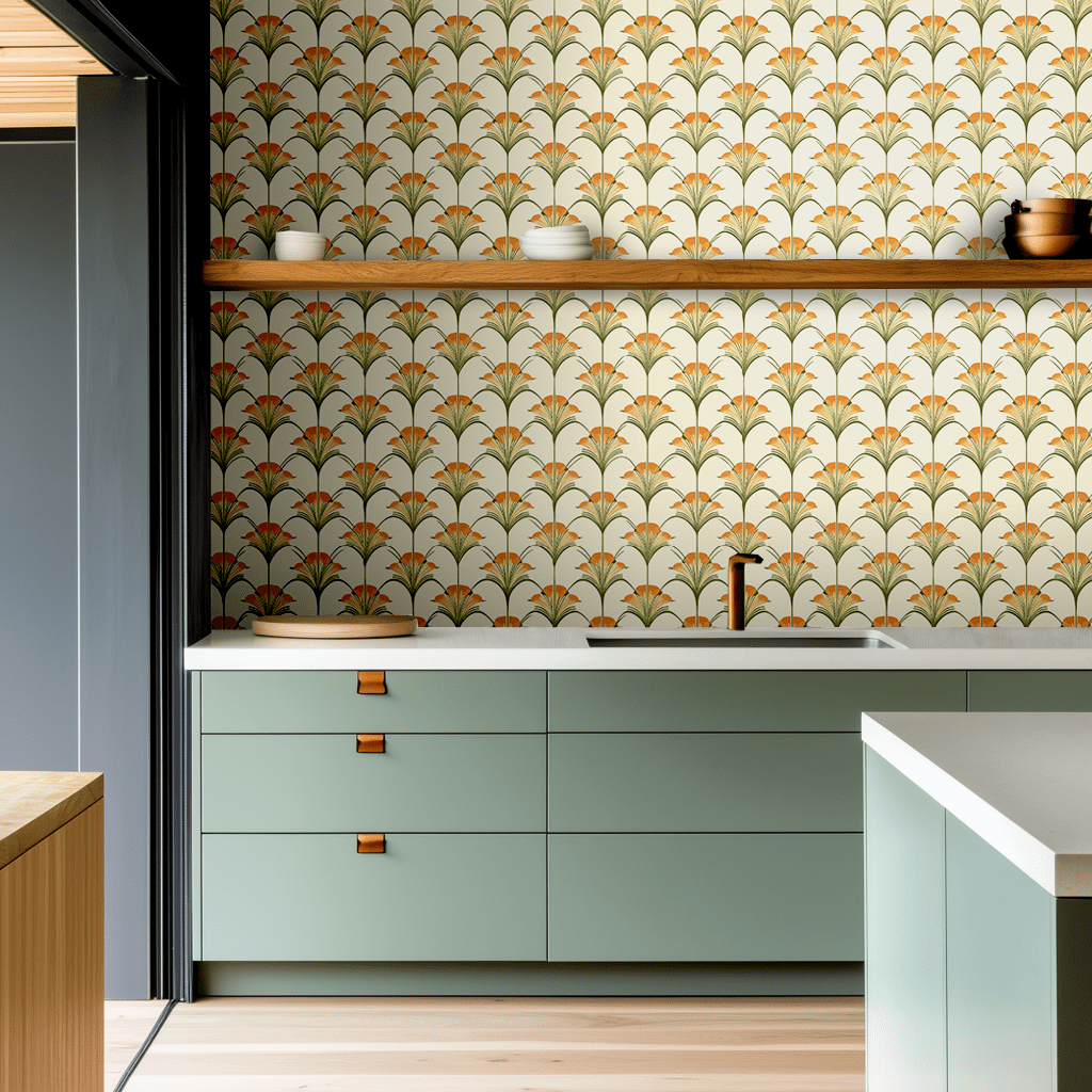 Sunlit Wilds Wallpaper - Benton Lane Home - Painted Paper