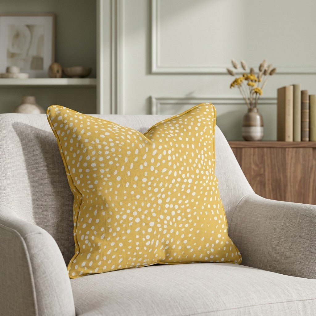 Sunny Speckle Throw Pillow - Benton Lane Home - Lemon Park