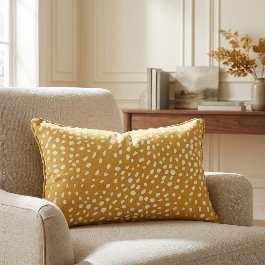 Sunny Speckle Throw Pillow - Benton Lane Home - Lemon Park