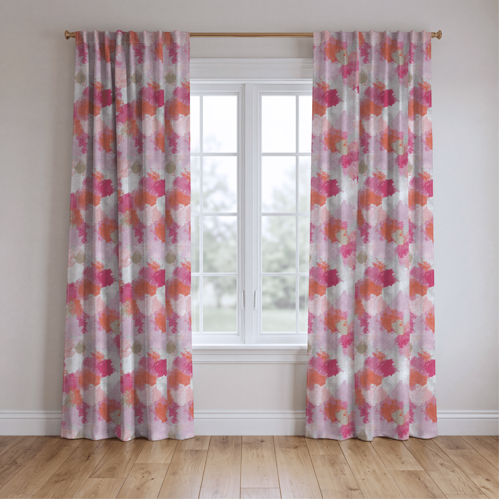 Sunset Swirl - Drapery - Benton Lane Home - Lemon Park