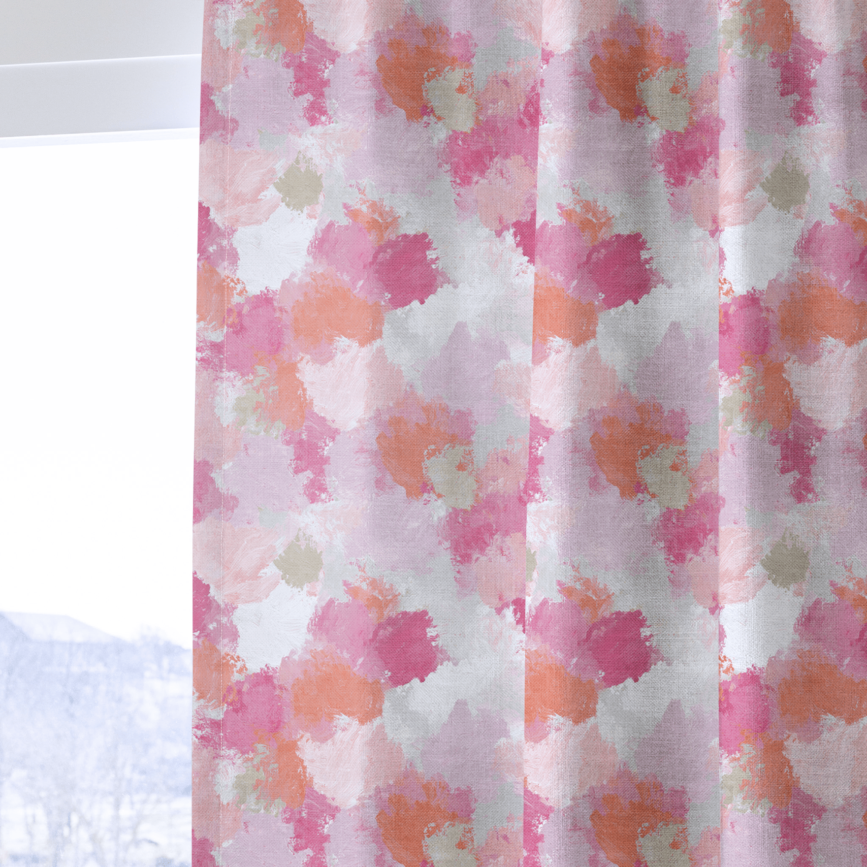 Sunset Swirl - Drapery - Benton Lane Home - Lemon Park