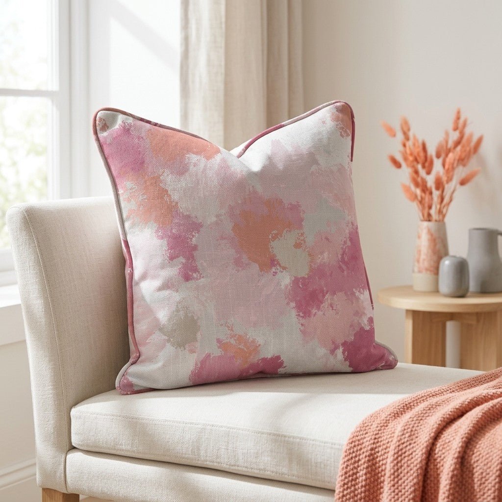 Sunset Swirl Throw Pillow - Benton Lane Home - Lemon Park