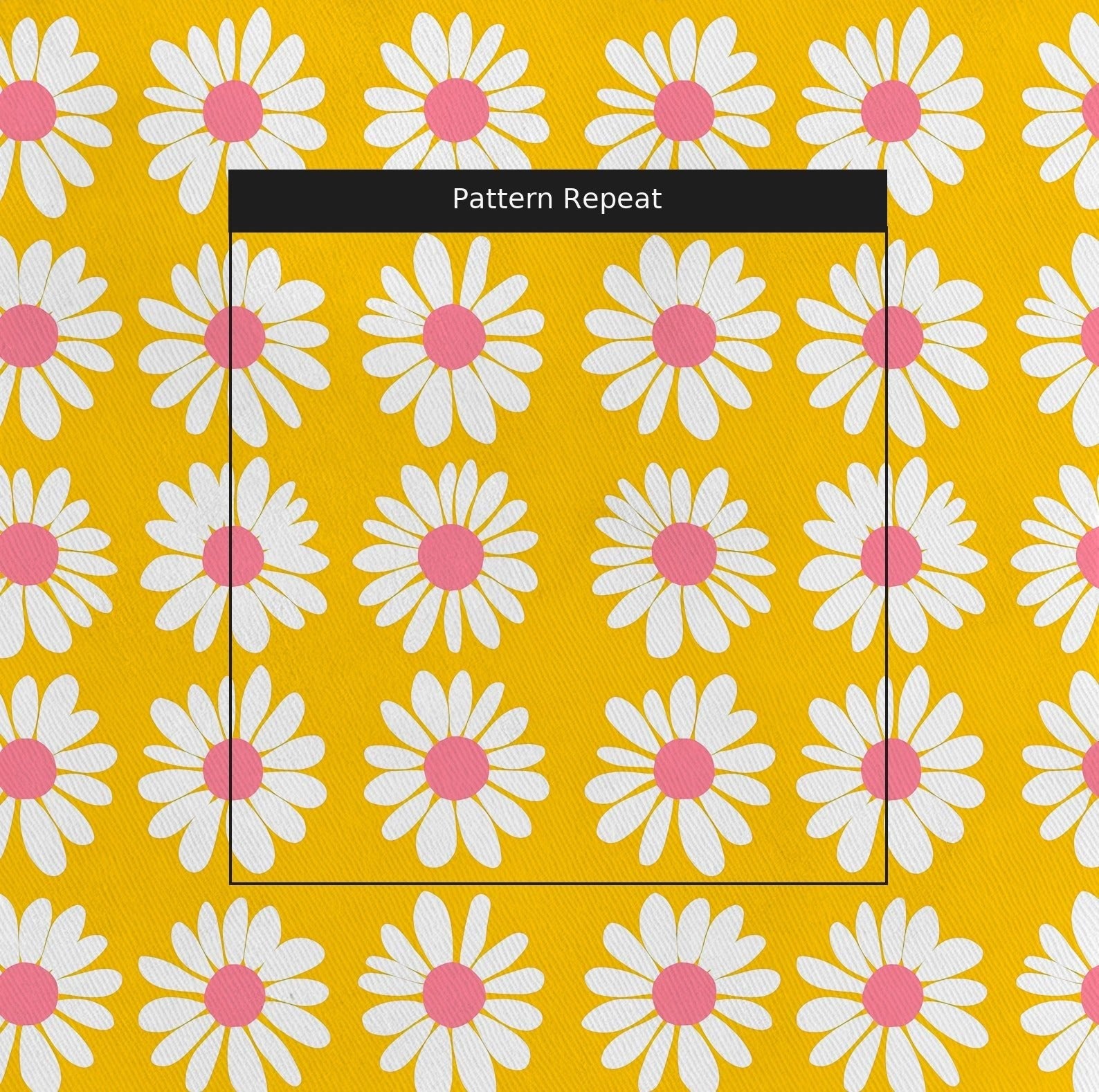 Sunshine Daisies - Fabric - Lemon Park