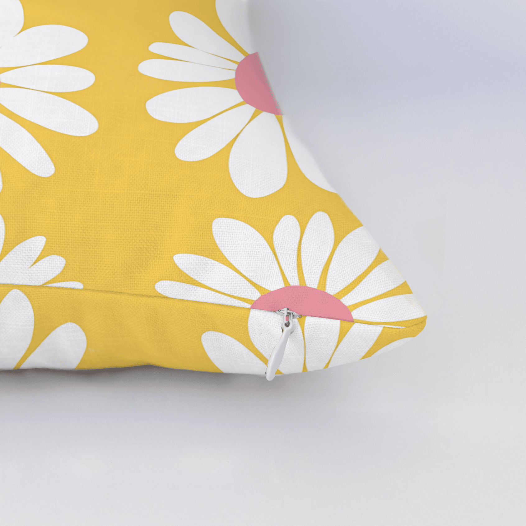 Sunshine Daisies Throw Pillow - Benton Lane Home - Lemon Park