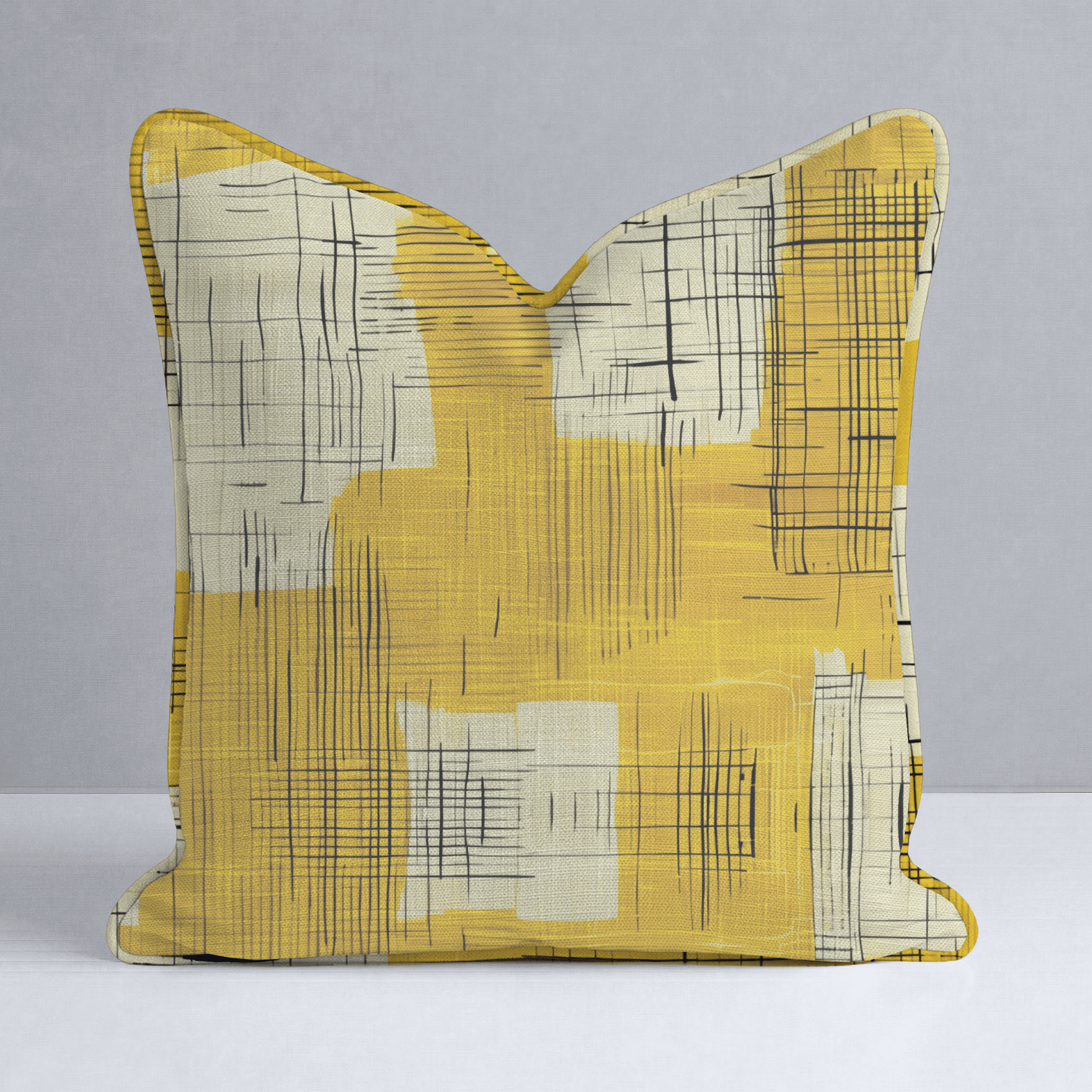 Sunshine Sketch Throw Pillow - Benton Lane Home - Lemon Park