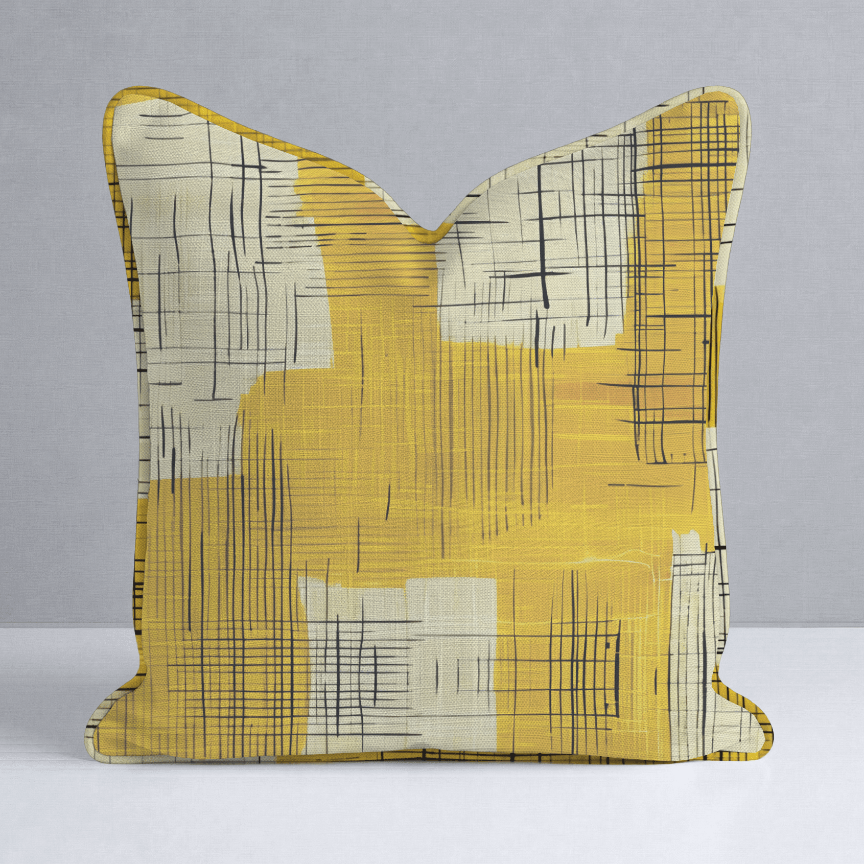 Sunshine Sketch Throw Pillow - Benton Lane Home - Lemon Park