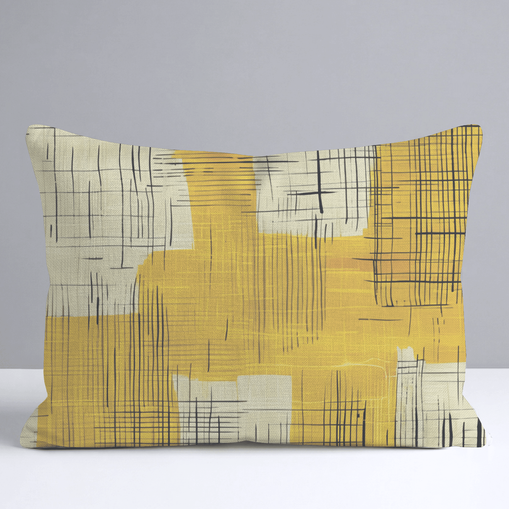 Sunshine Sketch Throw Pillow - Benton Lane Home - Lemon Park