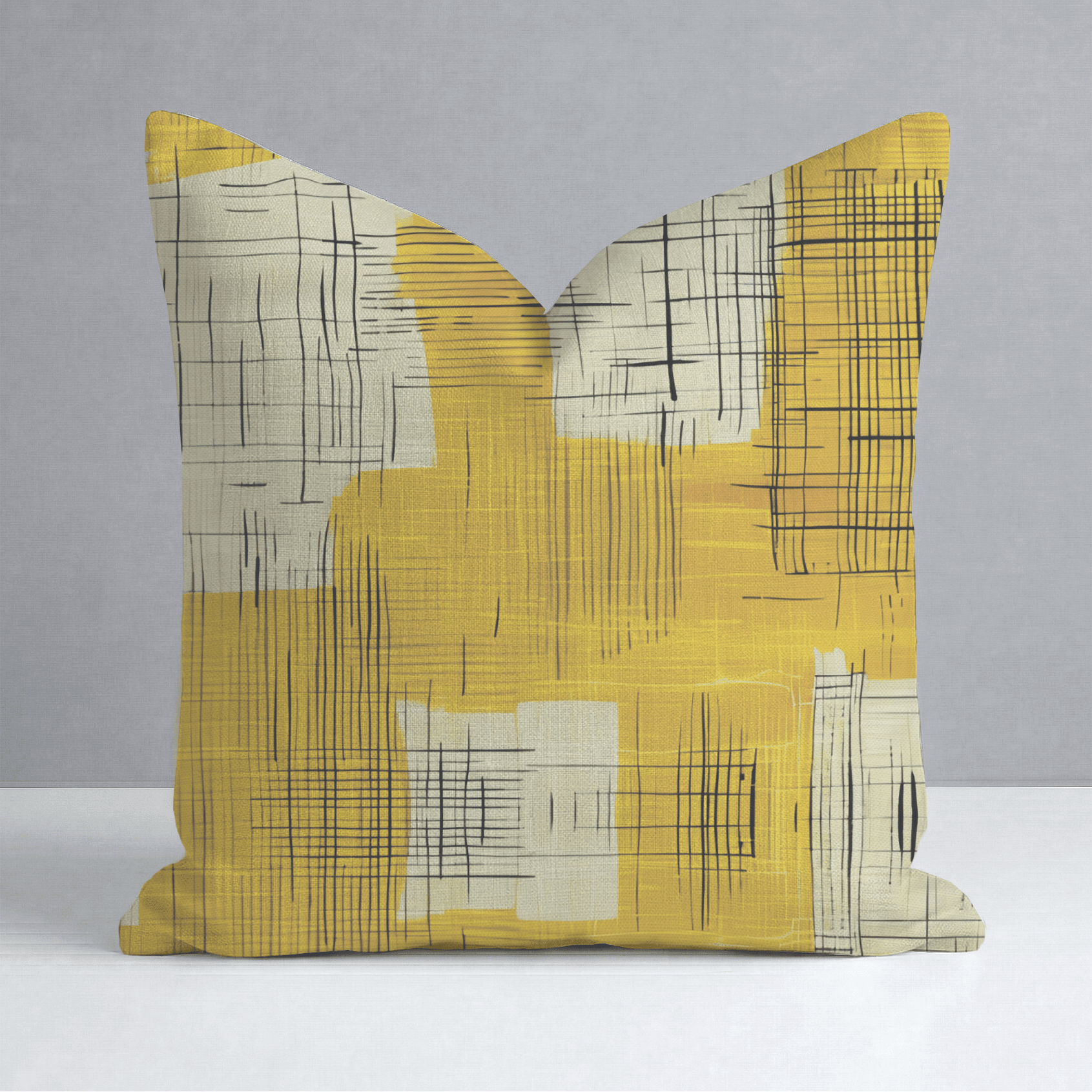 Sunshine Sketch Throw Pillow - Benton Lane Home - Lemon Park