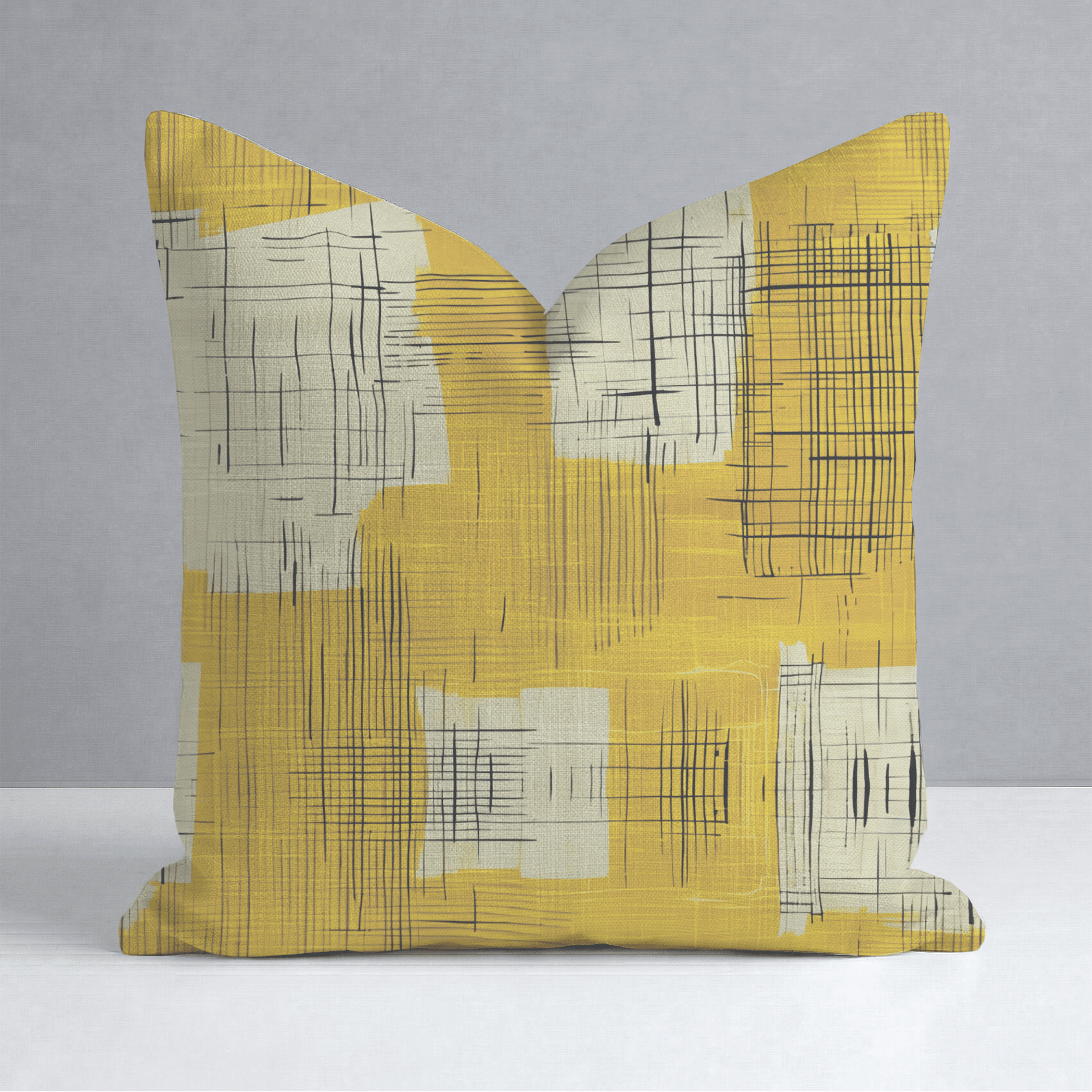 Sunshine Sketch Throw Pillow - Benton Lane Home - Lemon Park