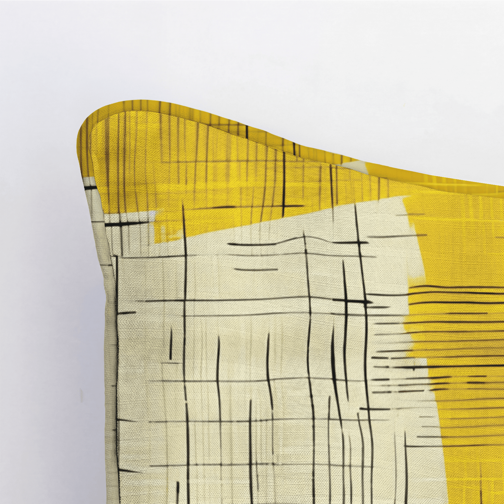 Sunshine Sketch Throw Pillow - Benton Lane Home - Lemon Park