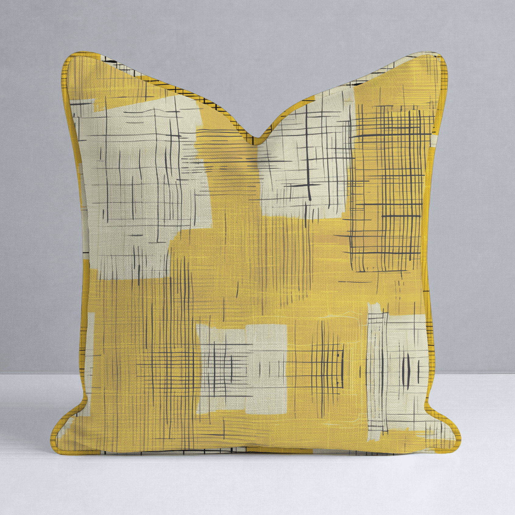 Sunshine Sketch Throw Pillow - Benton Lane Home - Lemon Park