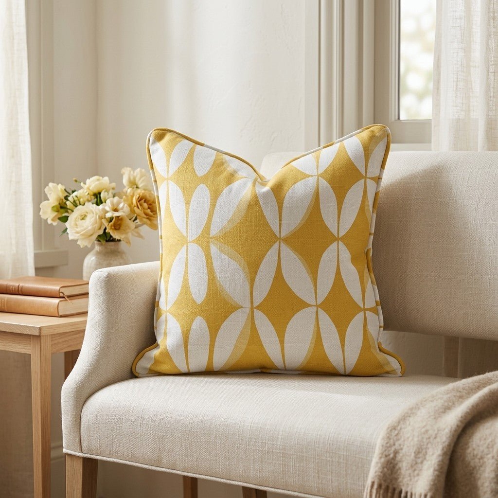 Sunshine Swing Throw Pillow - Benton Lane Home - Lemon Park
