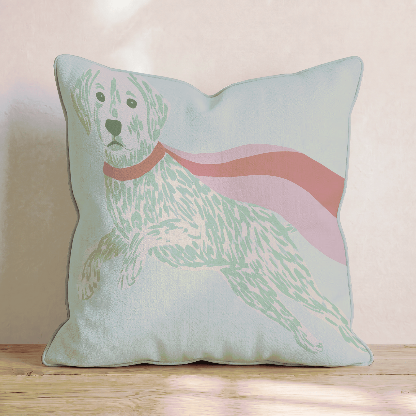 Super Dog Throw Pillow - Benton Lane Home - Hillcroft Home