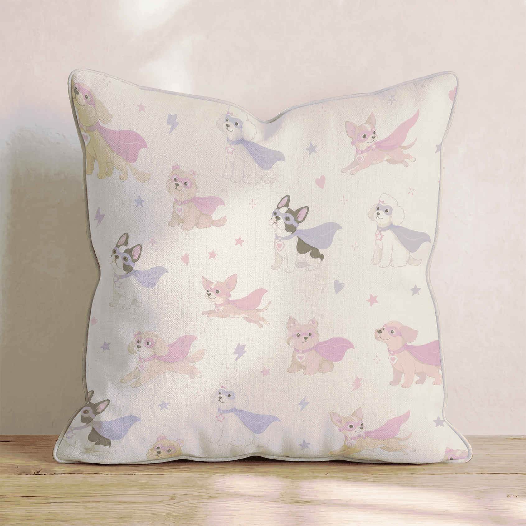 Super Pups Throw Pillow - Benton Lane Home - Hillcroft Home